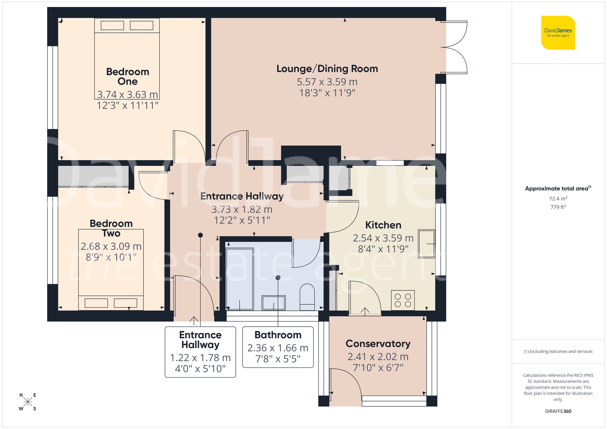 Floorplan for Deep Furrow Avenue, Carlton, Nottingham