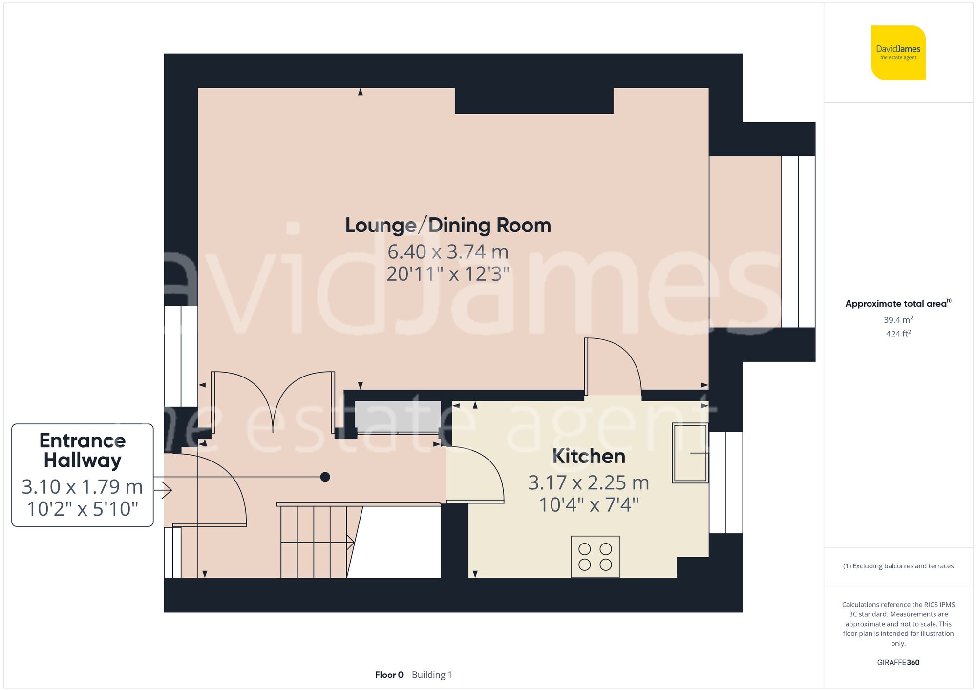 Floorplan for Waverley Street, Nottingham