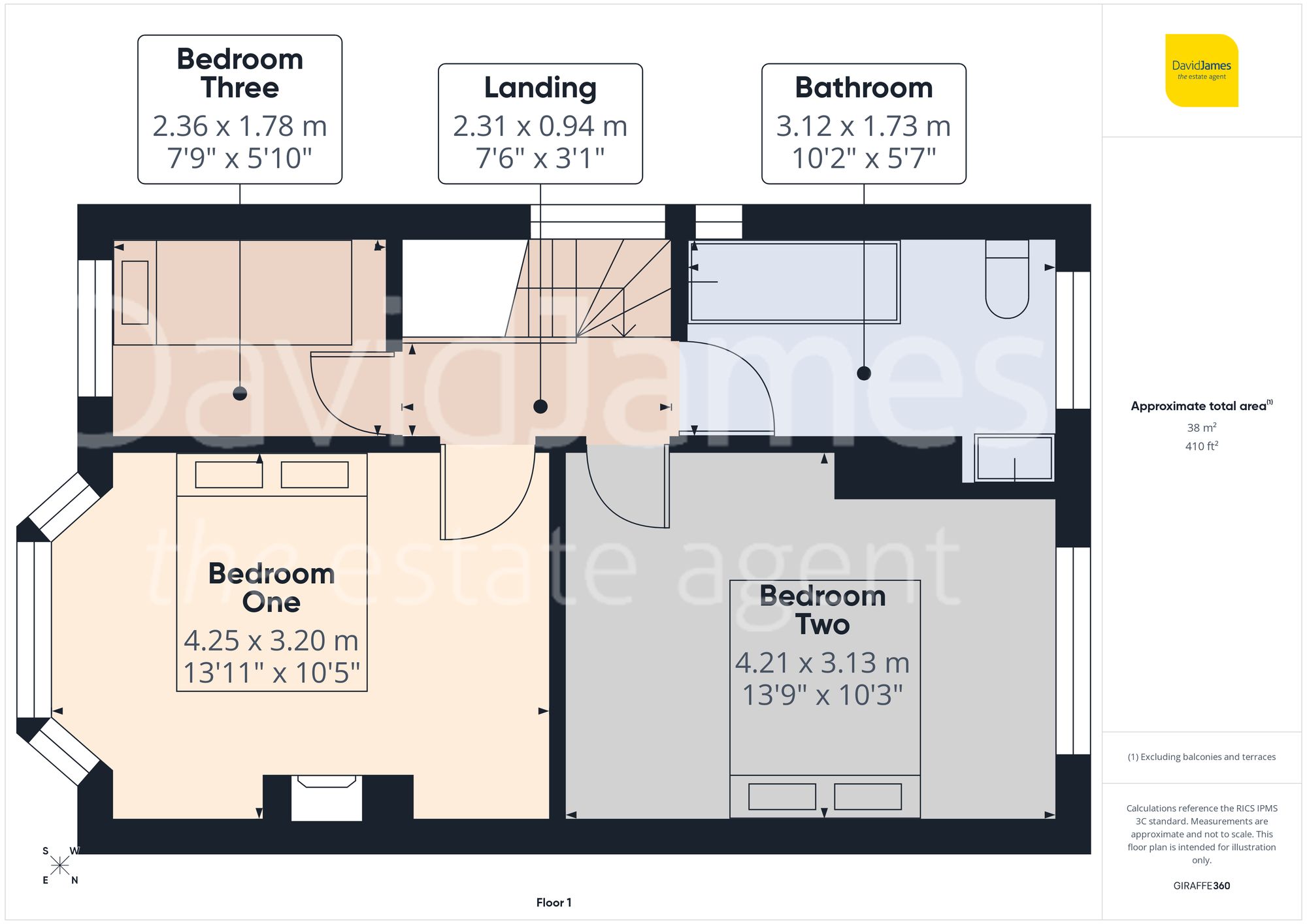 Floorplan for Roseleigh Avenue, Mapperley, Nottingham