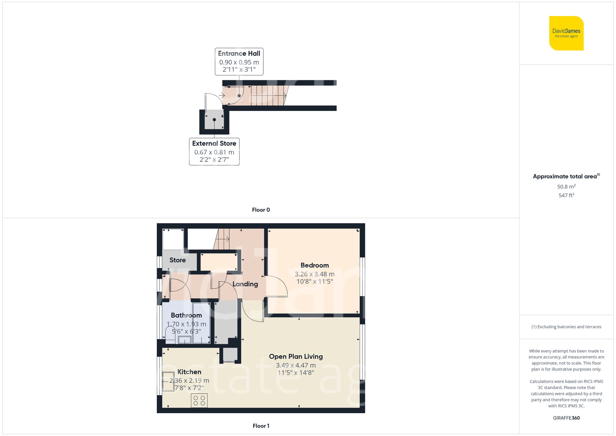 Floorplan for Bruce Close, Nottingham