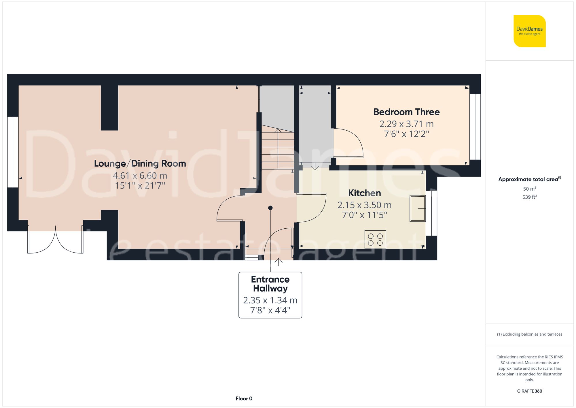Floorplan for Vicarage Close, Nottingham