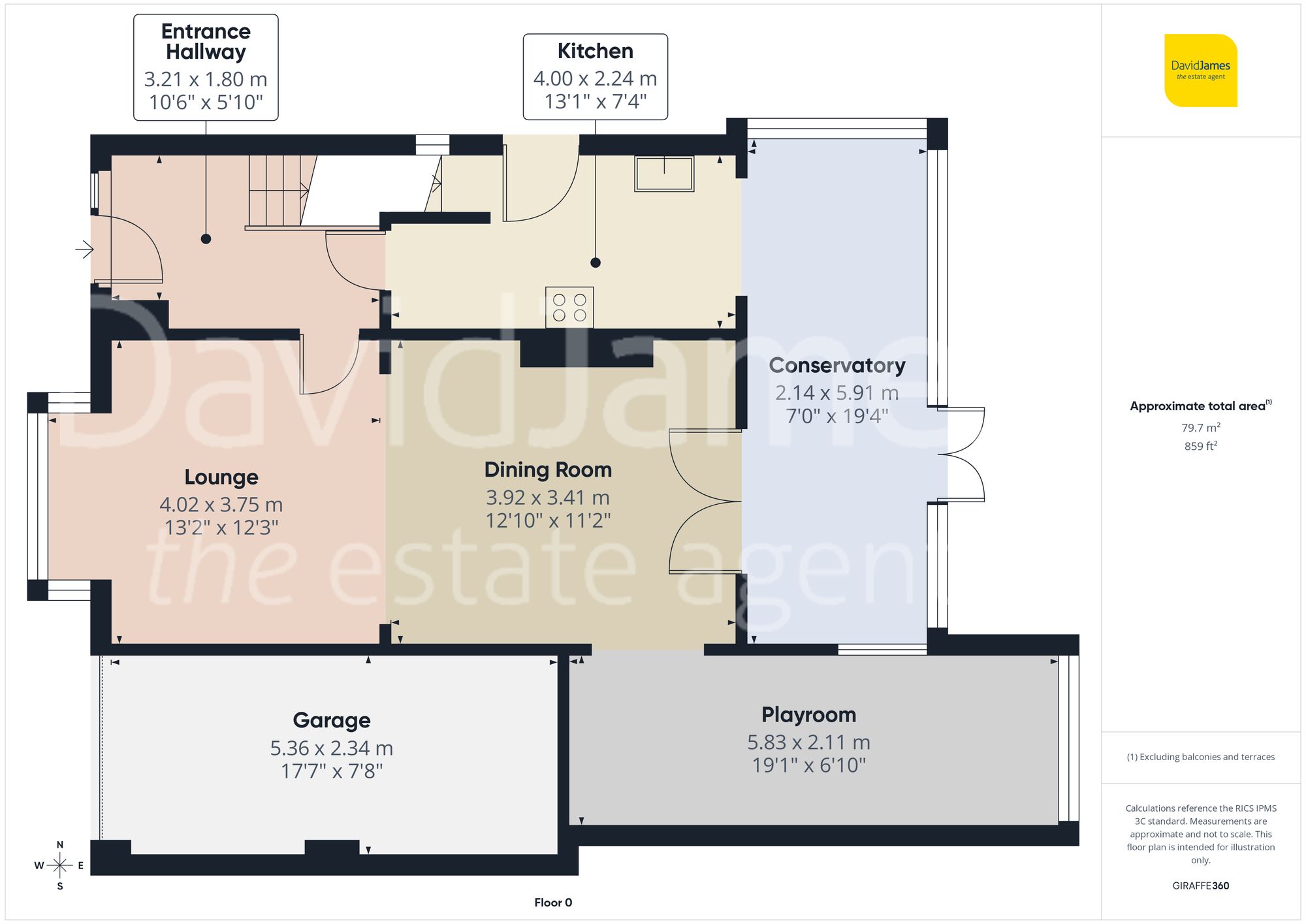 Floorplan for Greendale Road, Nottingham