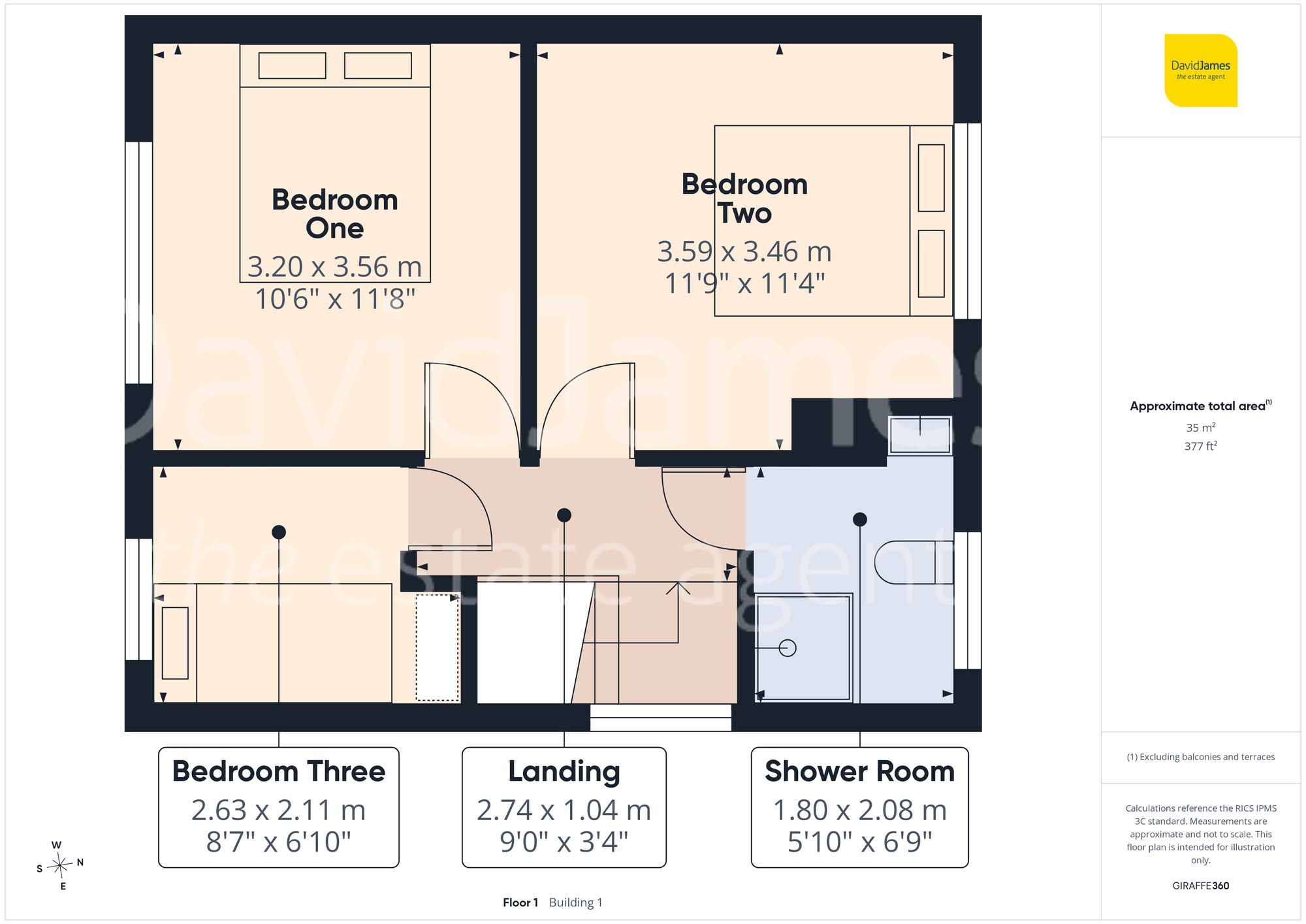 Floorplan for Acton Road, Arnold, Nottingham