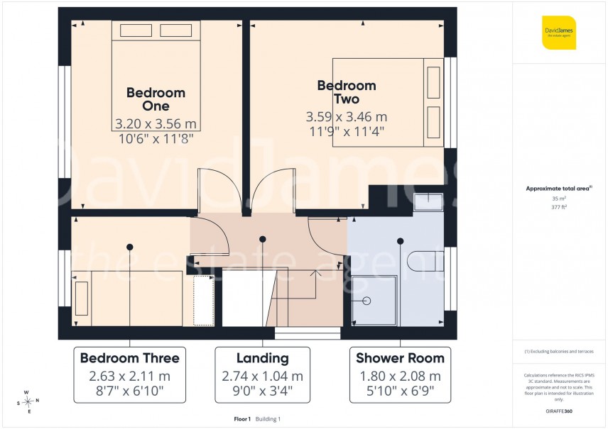 Floorplan for Acton Road, Arnold, Nottingham