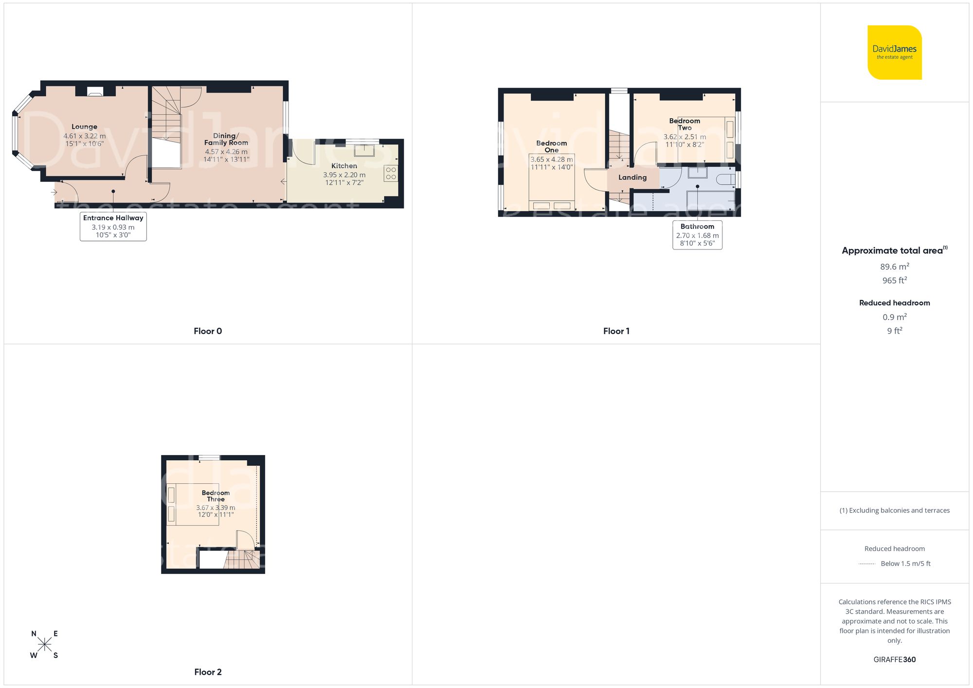 Floorplan for Woodborough Road, Mapperley, Nottingham