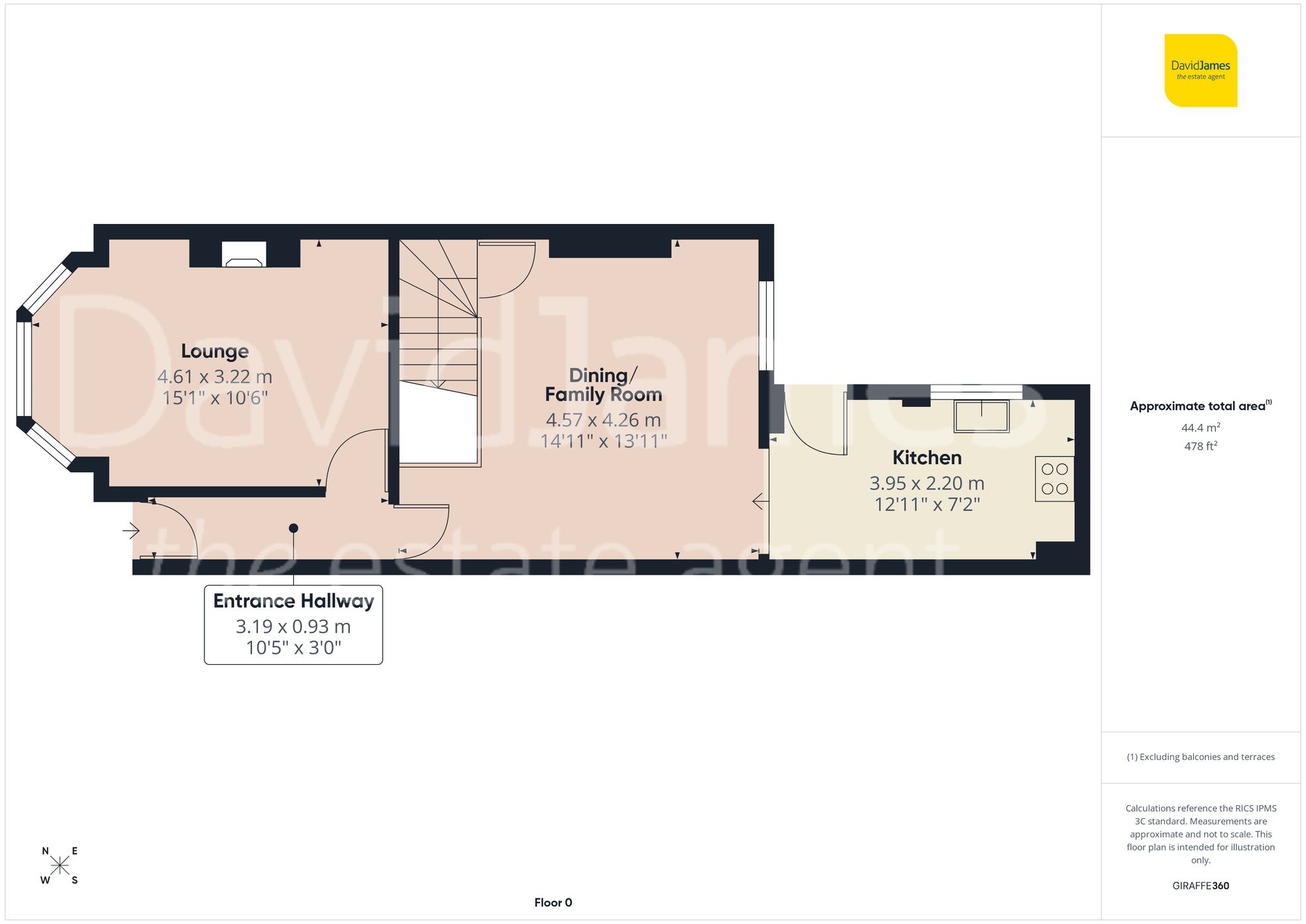 Floorplan for Woodborough Road, Mapperley, Nottingham