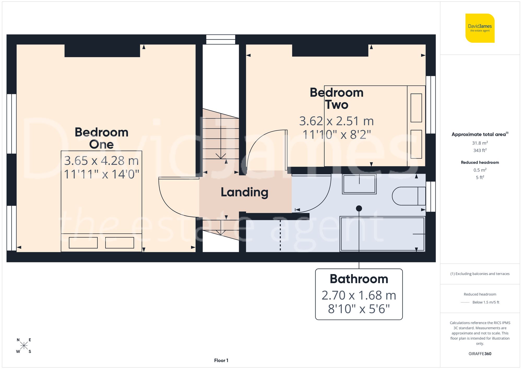 Floorplan for Woodborough Road, Mapperley, Nottingham