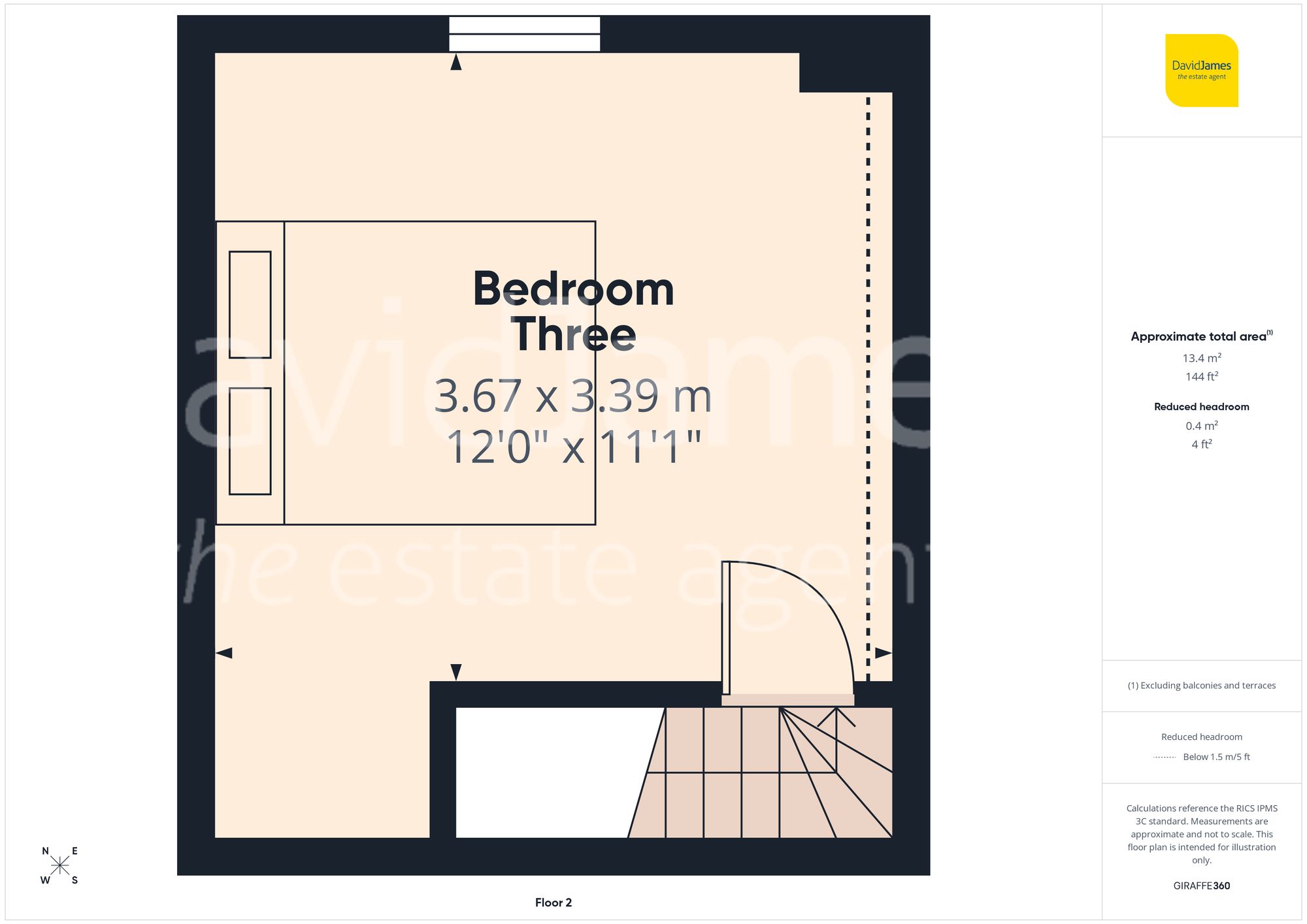 Floorplan for Woodborough Road, Mapperley, Nottingham