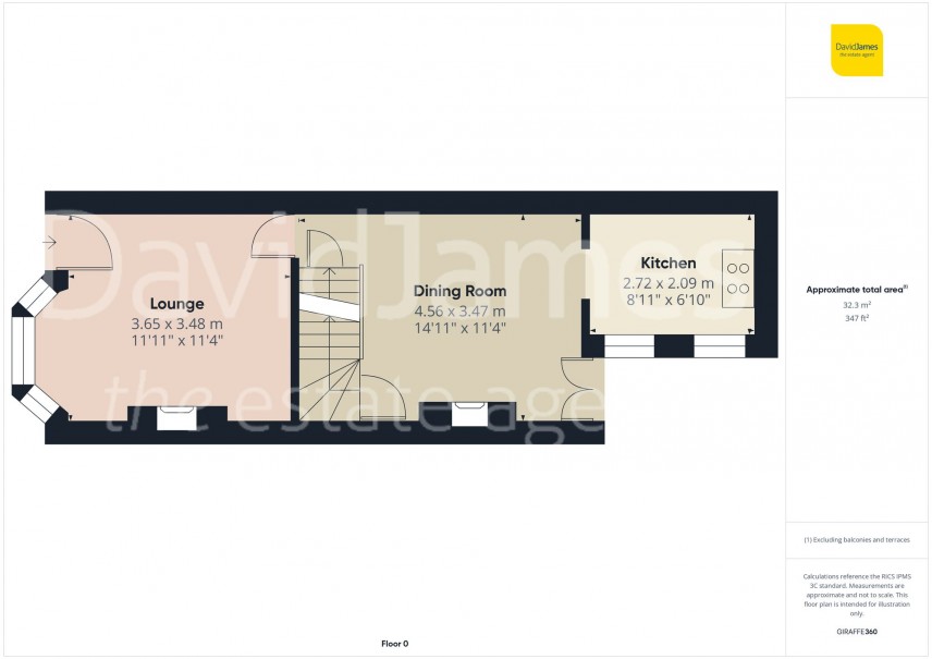 Floorplan for Burford Road, Nottingham