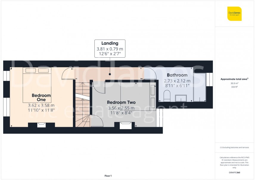 Floorplan for Burford Road, Nottingham