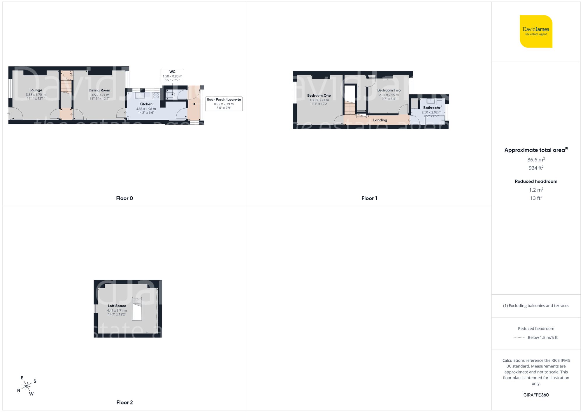 Floorplan for Oak Tree Road, Sutton-In-Ashfield, Nottinghamshire