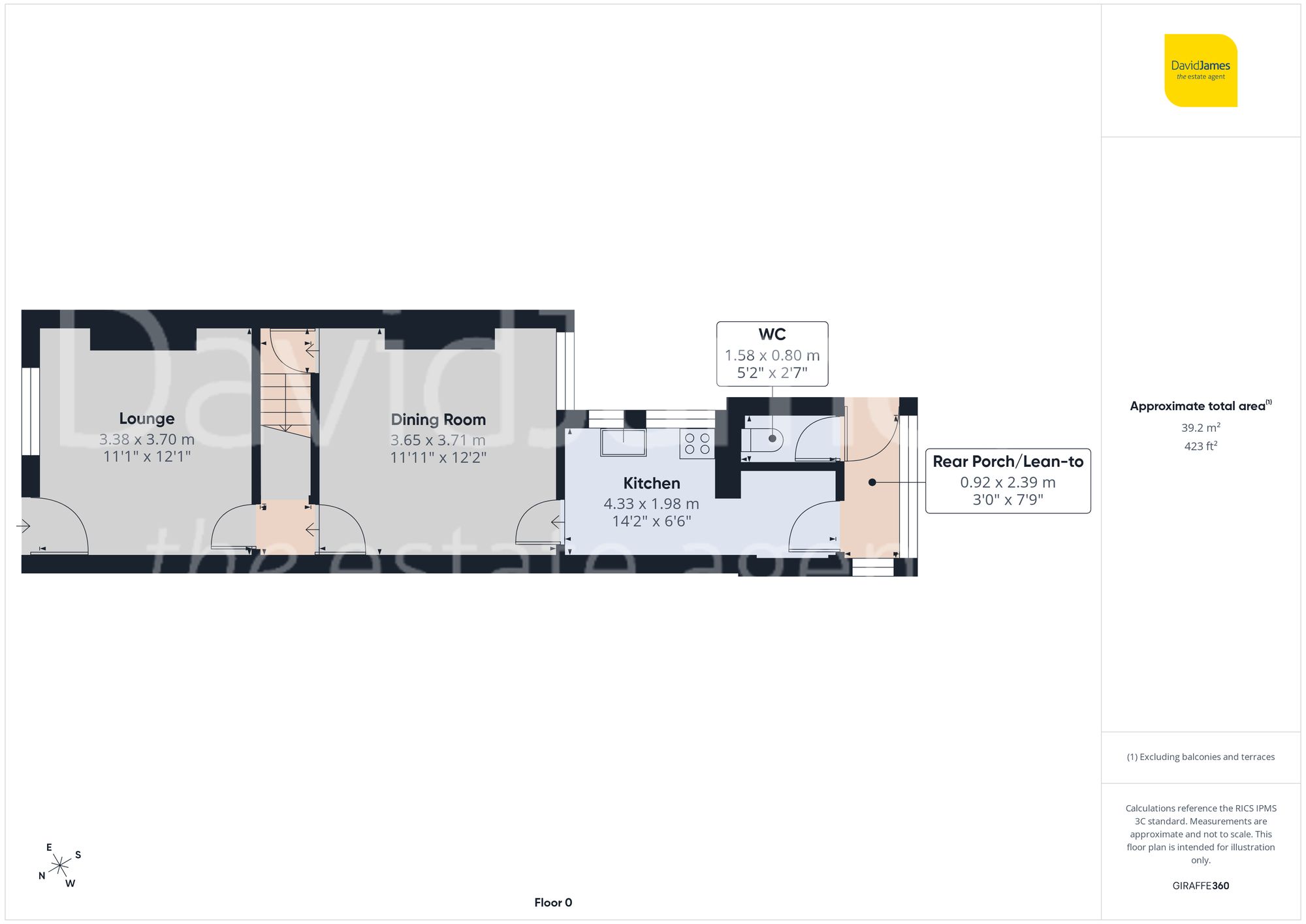 Floorplan for Oak Tree Road, Sutton-In-Ashfield, Nottinghamshire