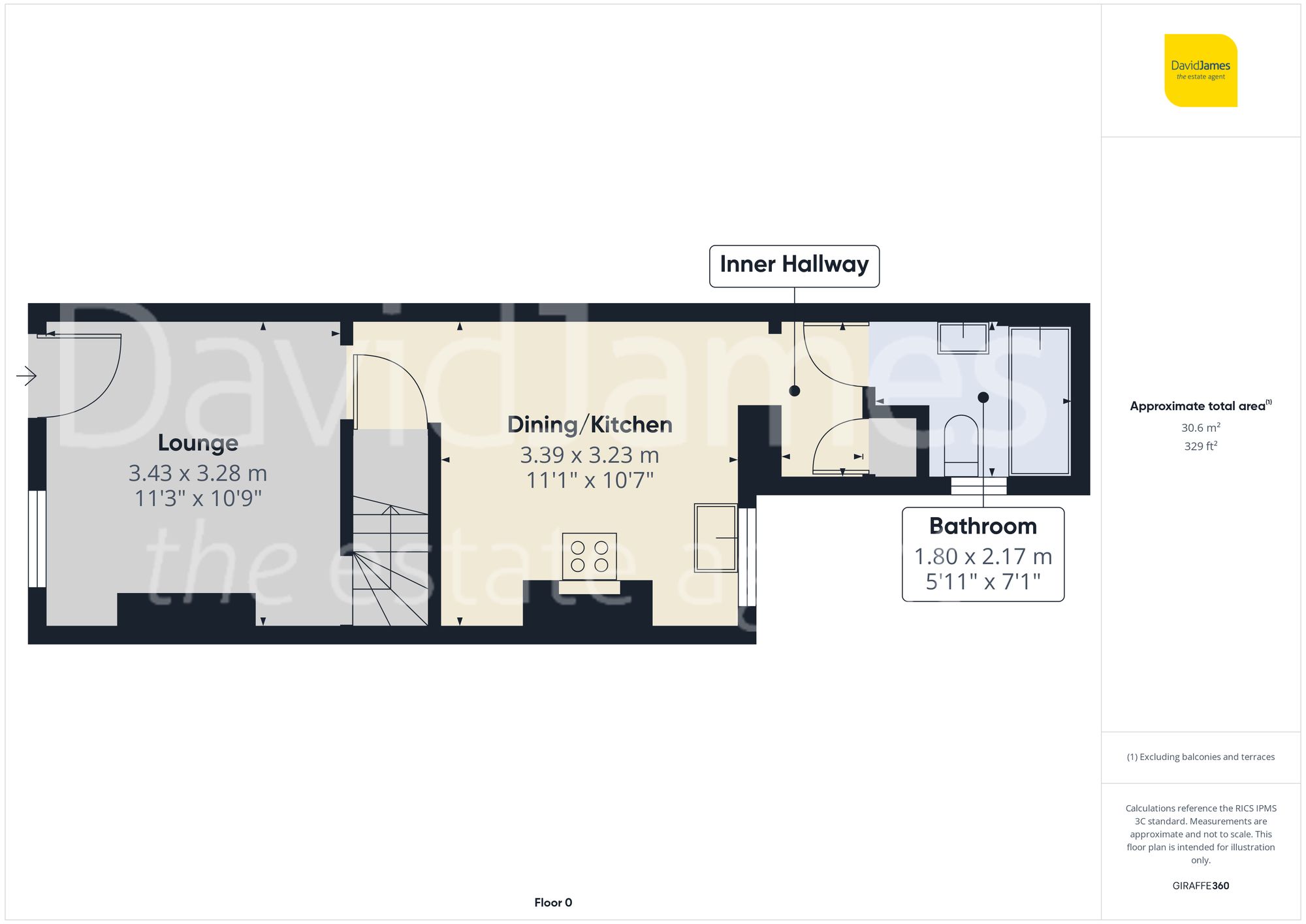 Floorplan for Carey Road, Bulwell, Nottingham