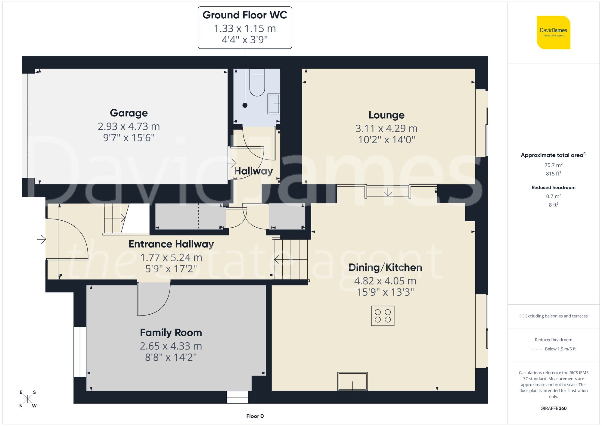 Floorplan for Gardenia Grove, Mapperley, Nottingham