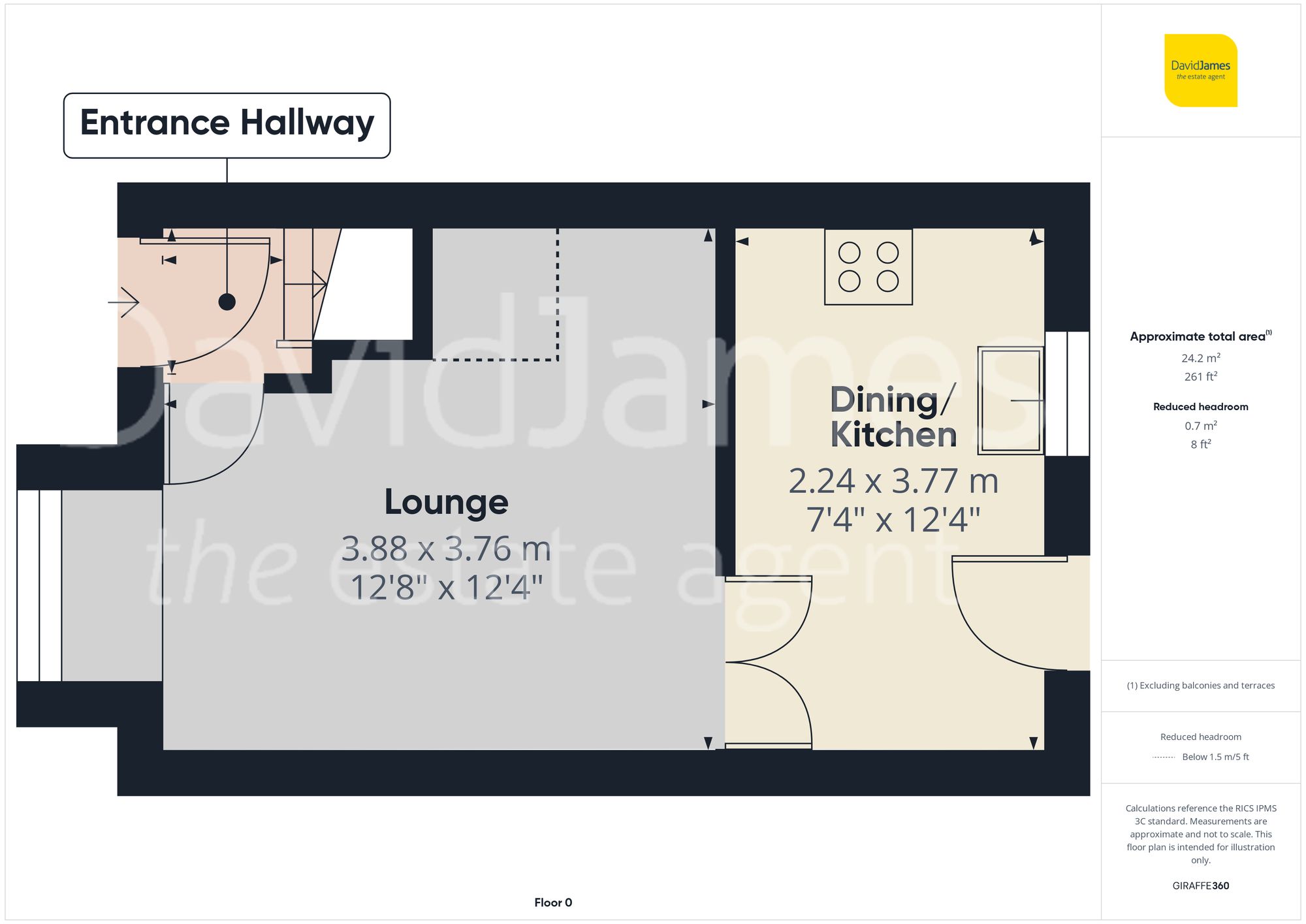 Floorplan for Fairmead Close, Mapperley Nottingham