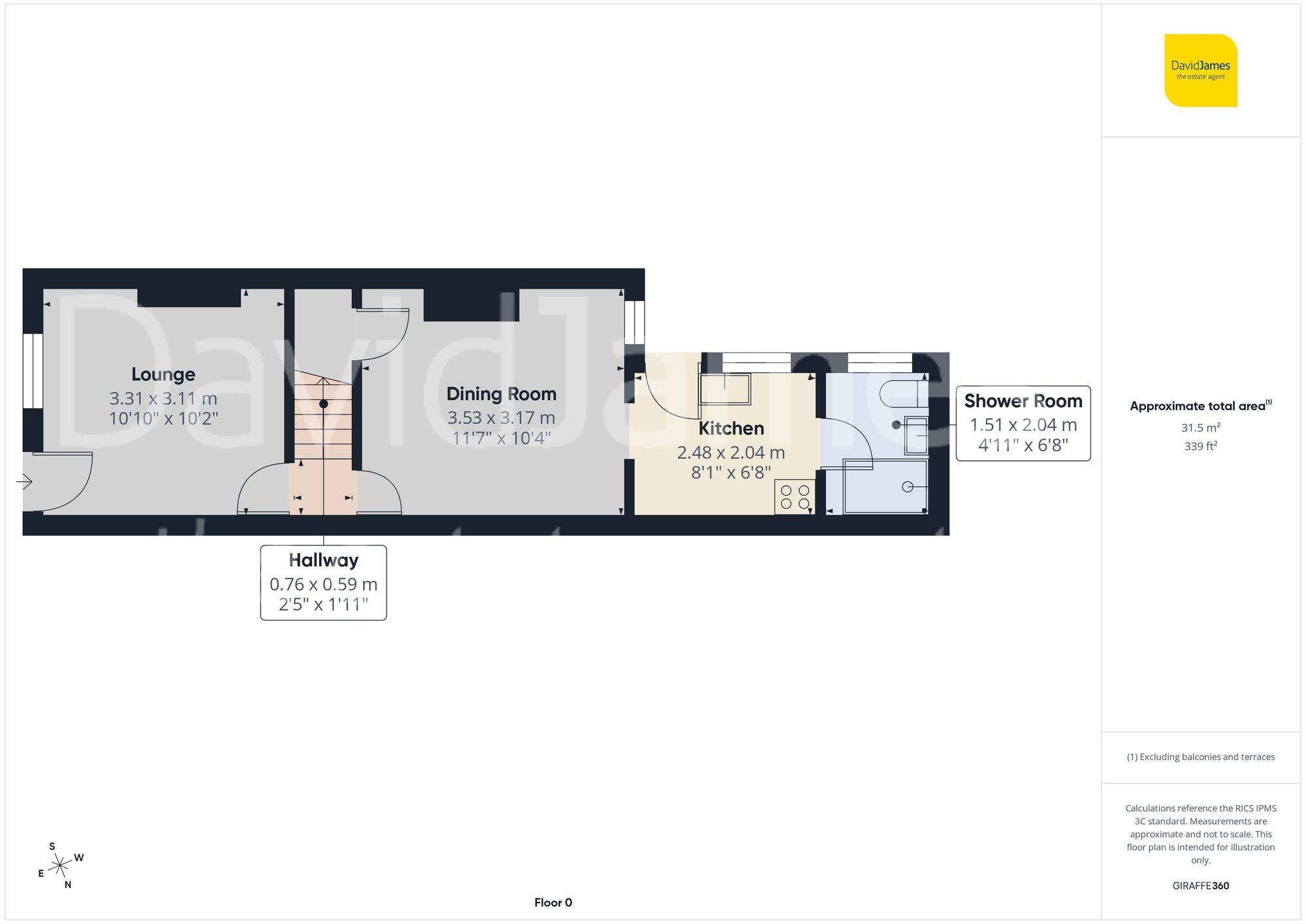 Floorplan for Newton Street, Mansfield, Nottinghamshire