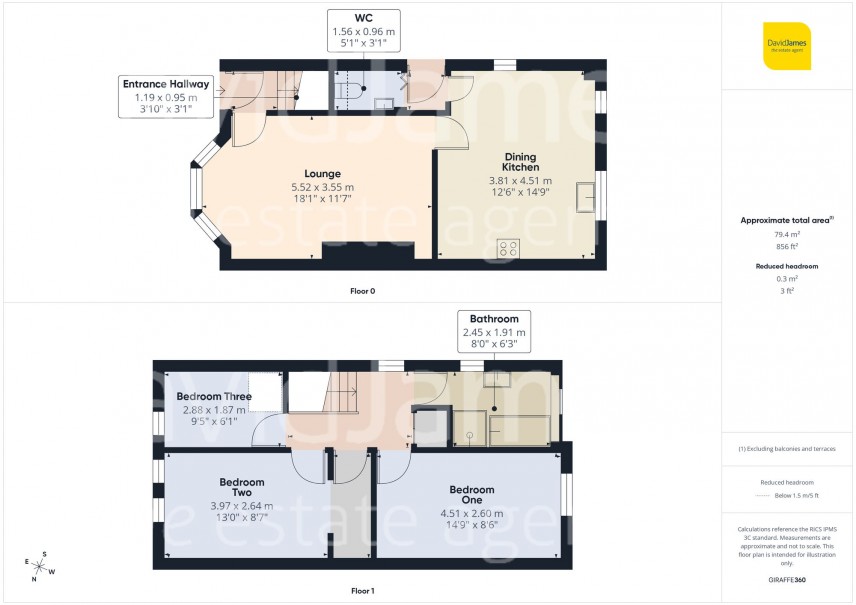 Floorplan for Lauriston Drive, Nottingham