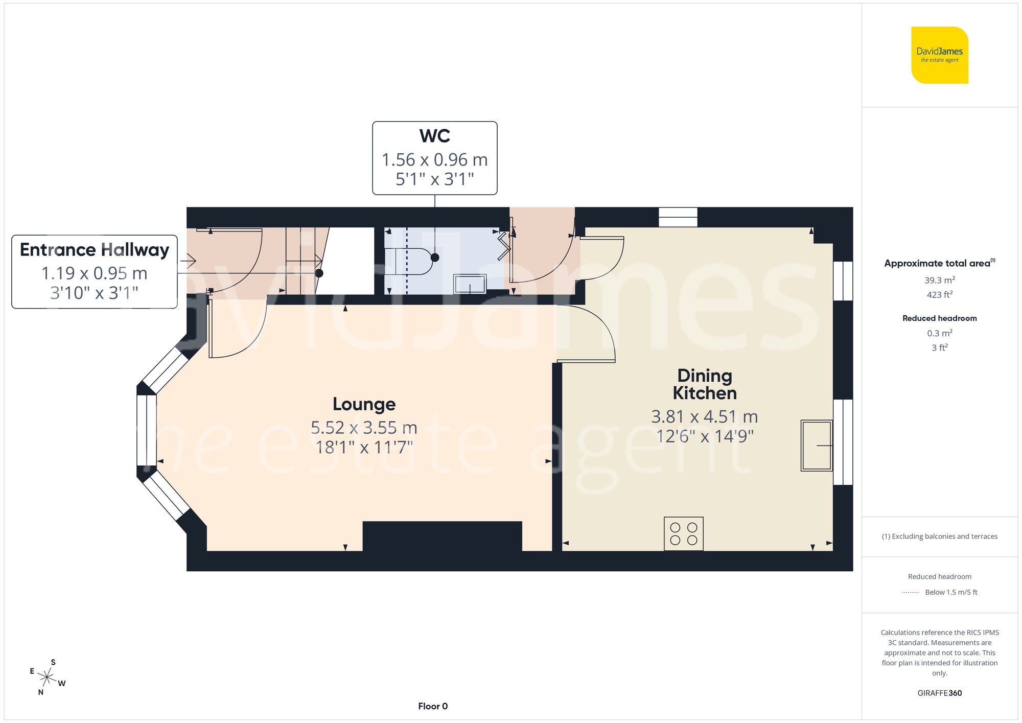 Floorplan for Lauriston Drive, Nottingham