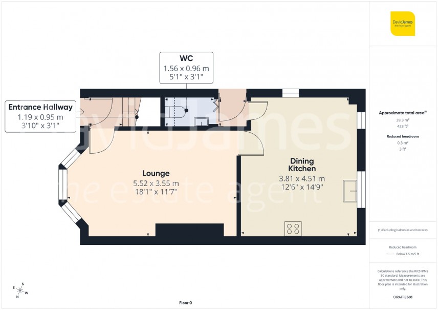 Floorplan for Lauriston Drive, Nottingham