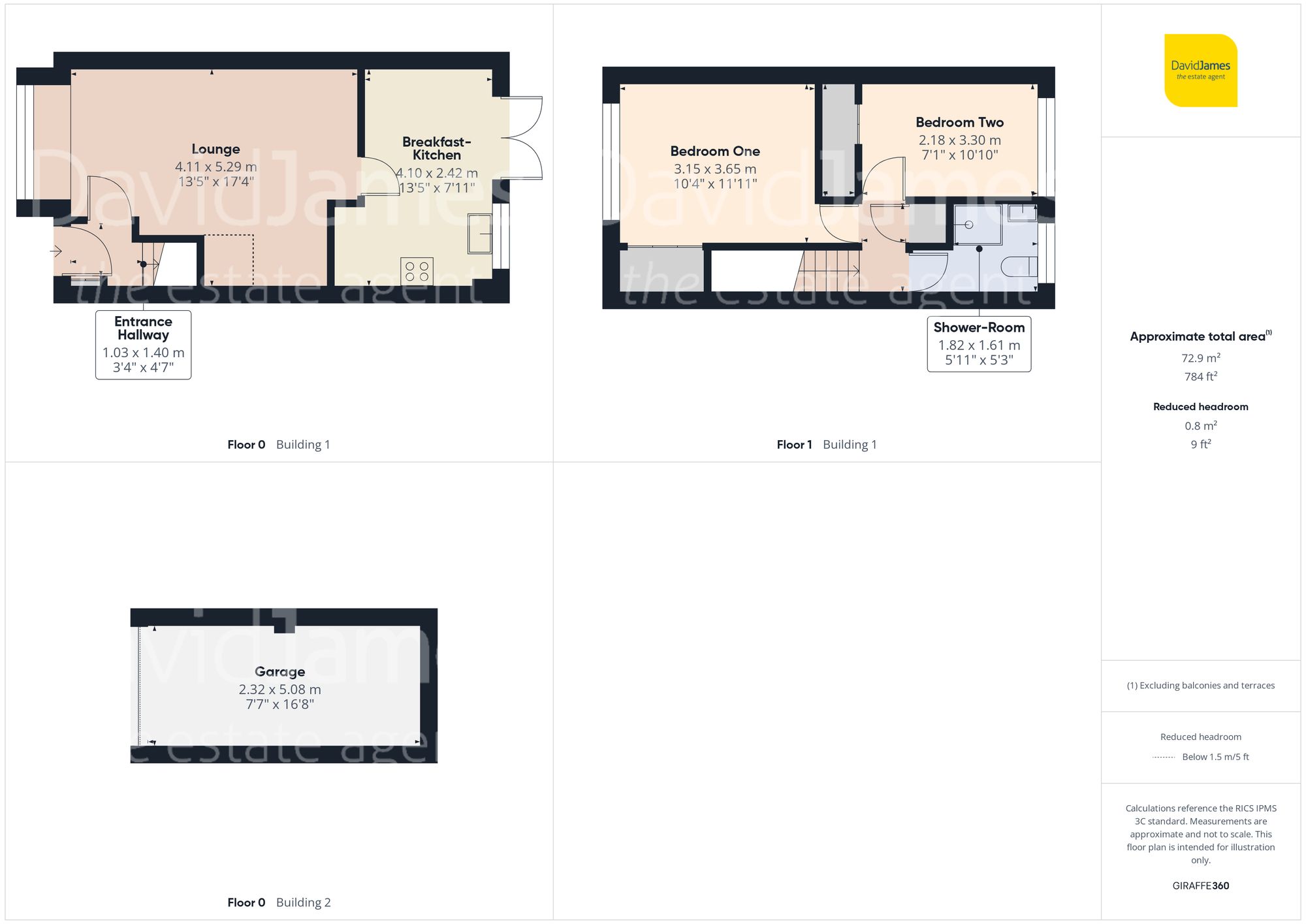 Floorplan for Radcliffe Gardens, Carlton, Nottingham