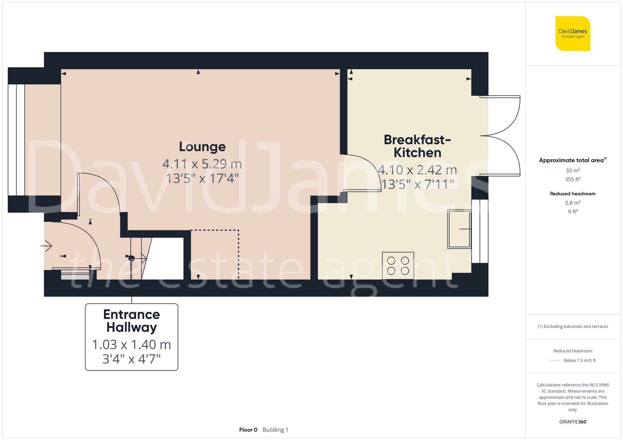 Floorplan for Radcliffe Gardens, Carlton, Nottingham