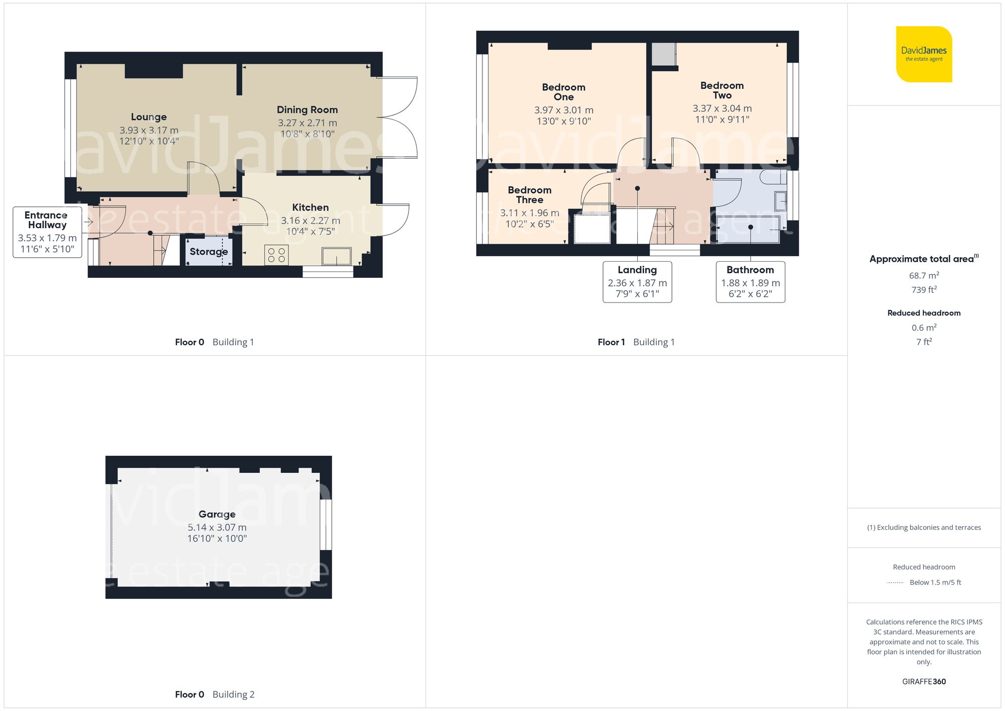Floorplan for Bromfield Close, Nottingham