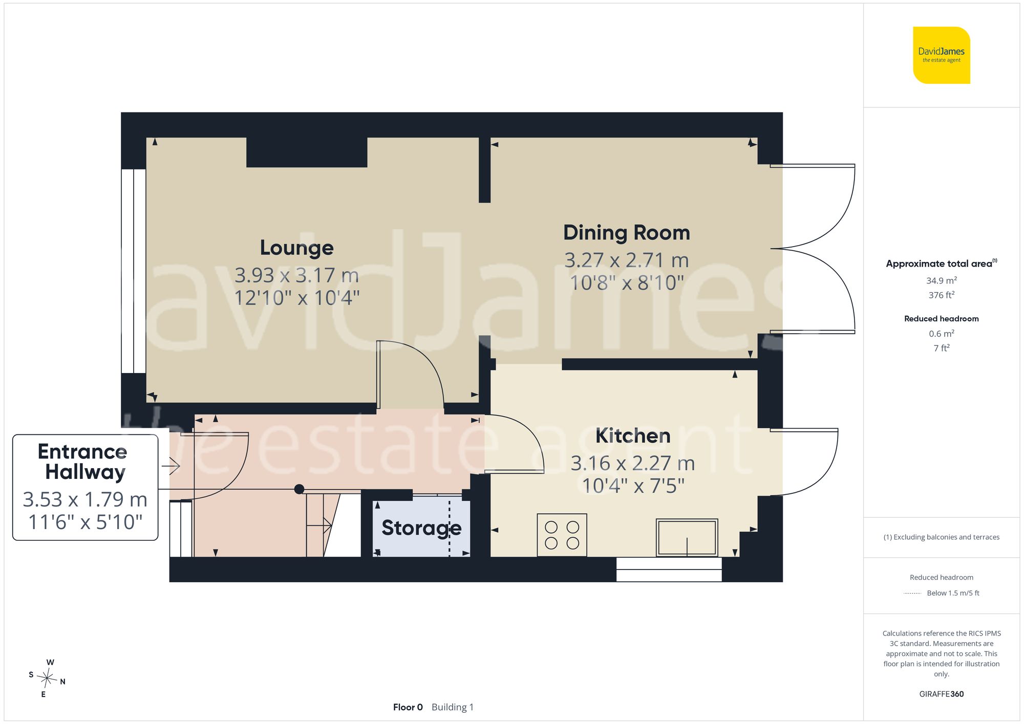 Floorplan for Bromfield Close, Nottingham