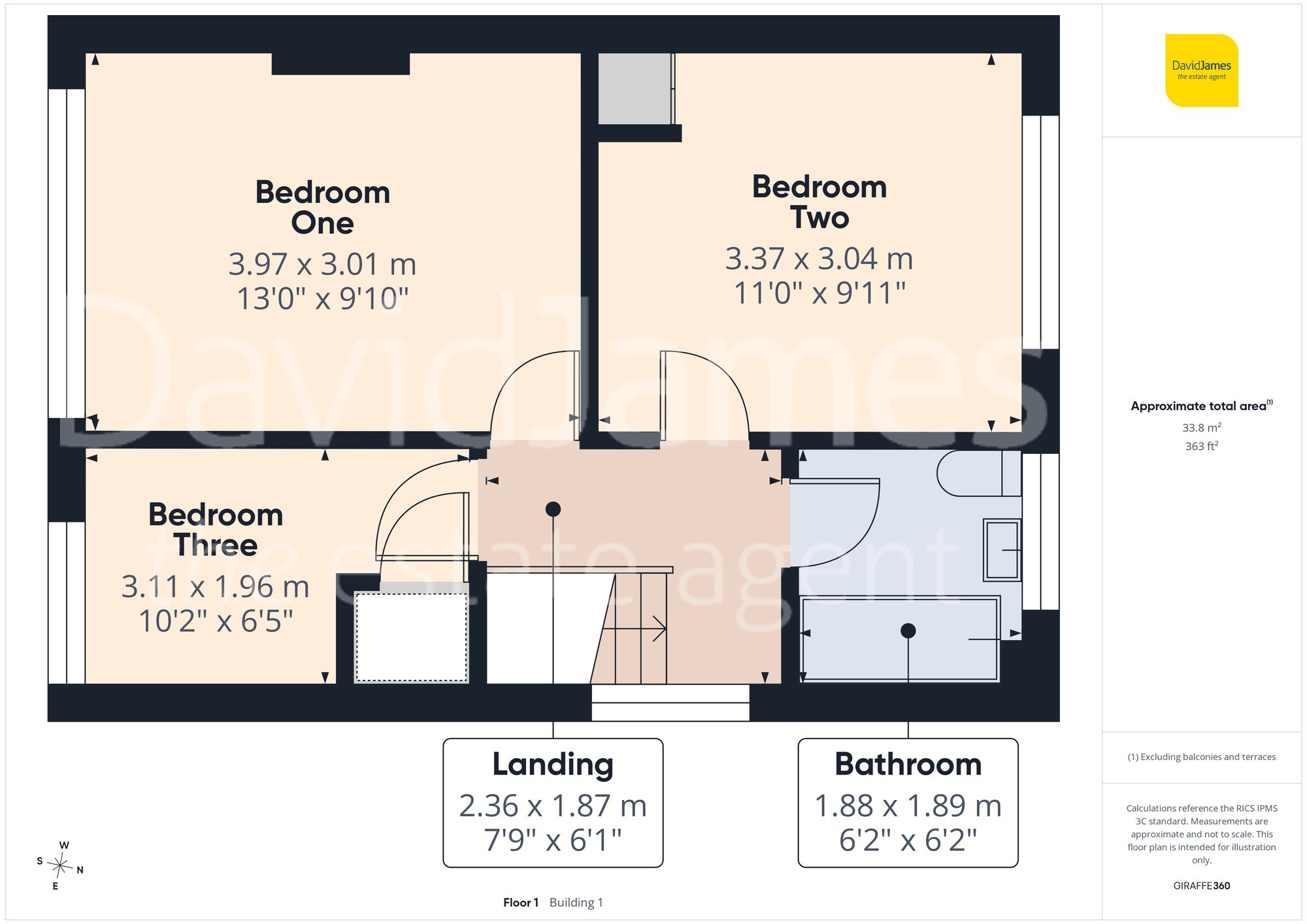 Floorplan for Bromfield Close, Nottingham