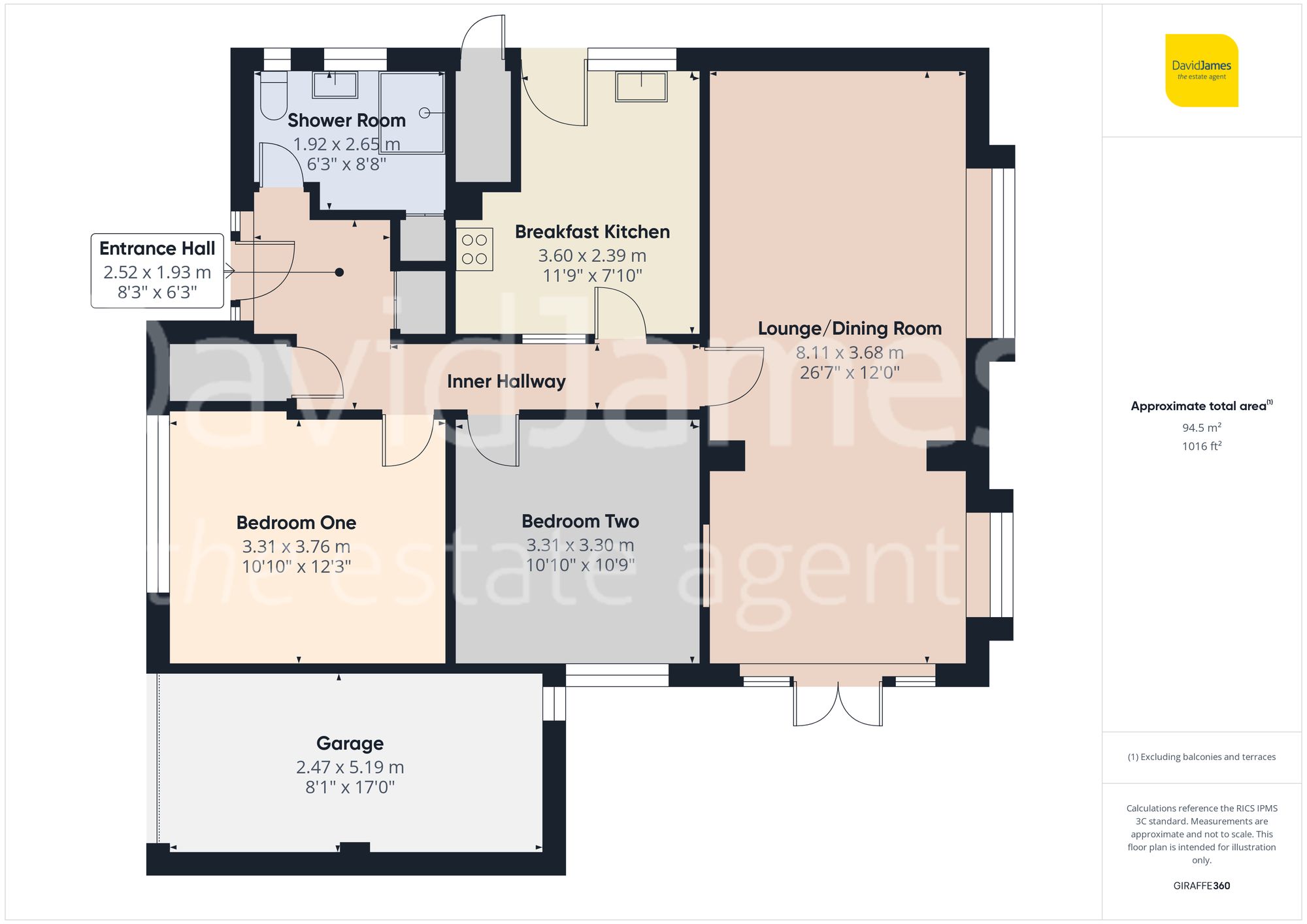 Floorplan for Longridge Road, Woodthorpe, Nottingham