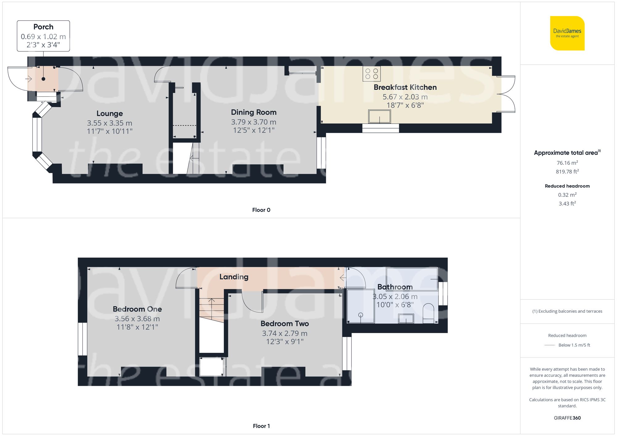 Floorplan for Belvoir Street, Mapperley, Nottingham