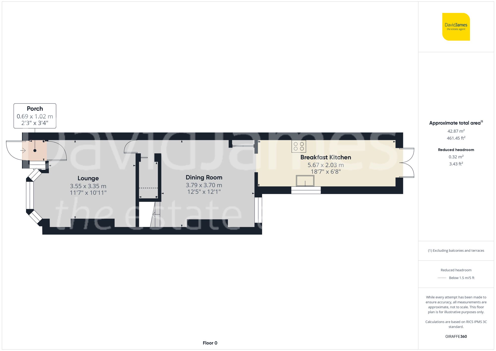 Floorplan for Belvoir Street, Mapperley, Nottingham