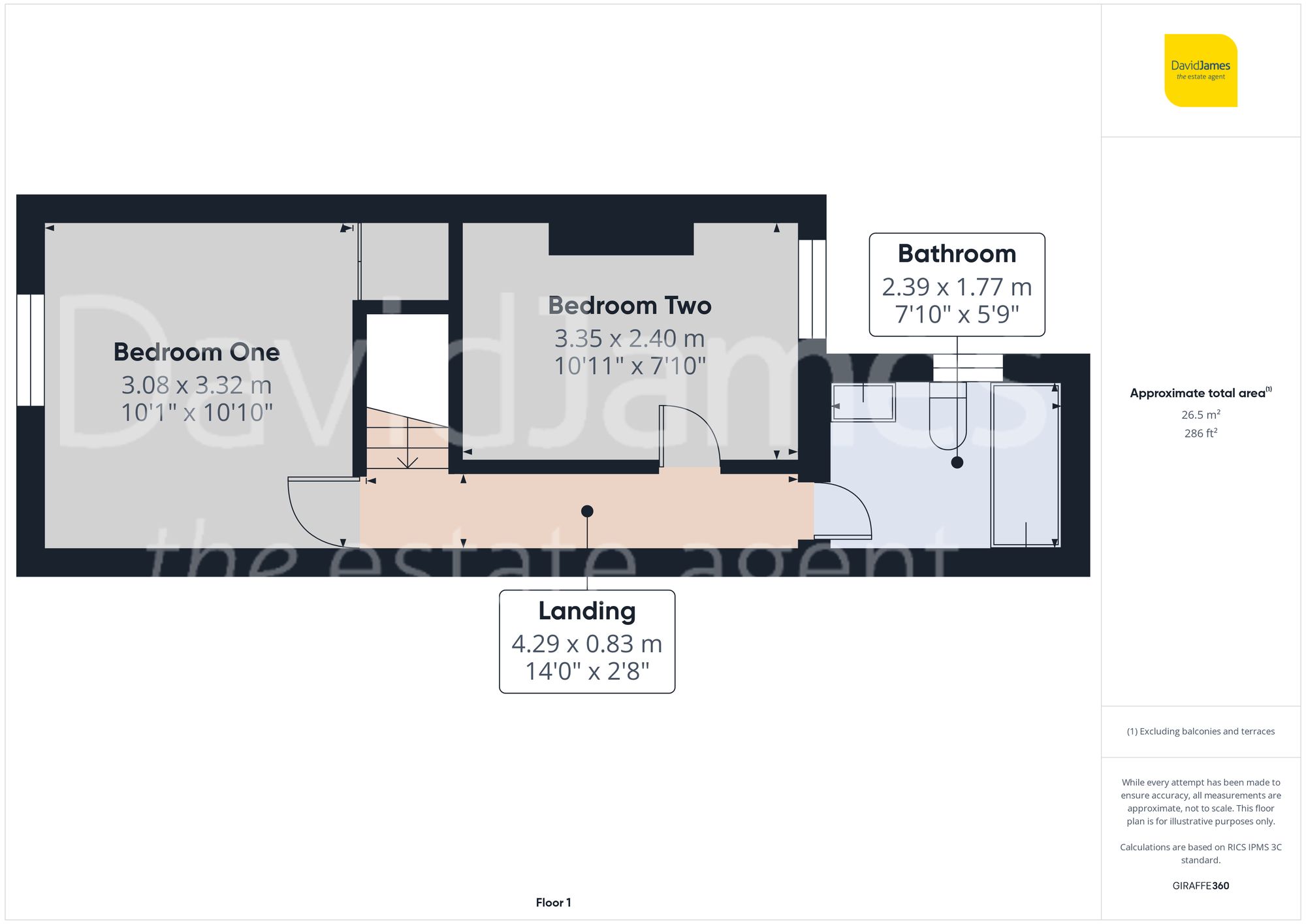 Floorplan for Woodville Road, Sherwood, Nottingham