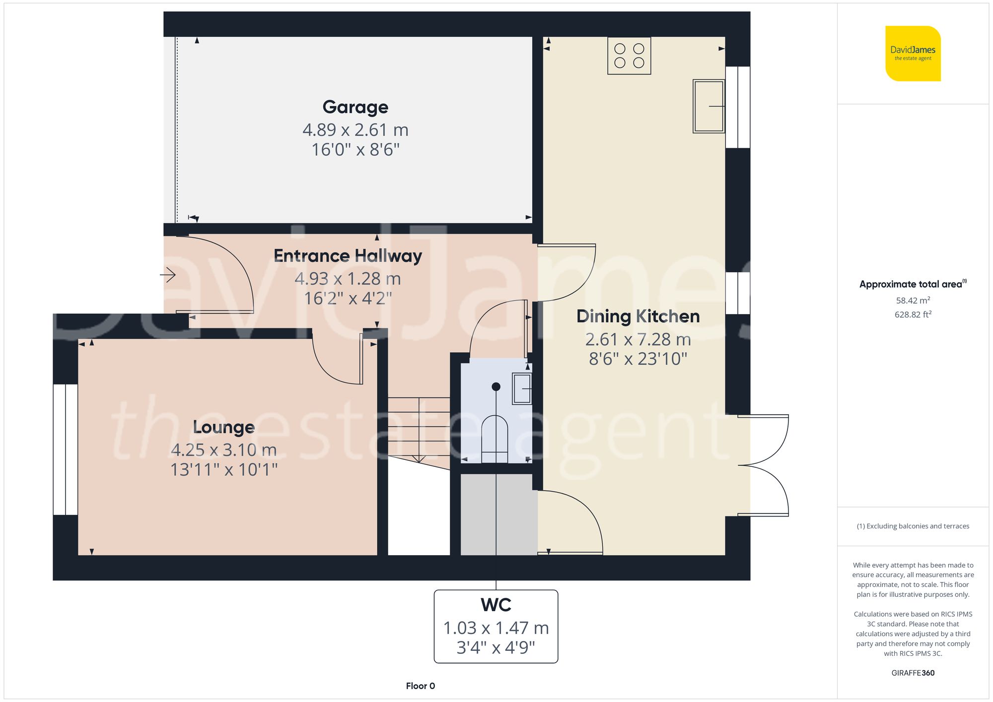 Floorplan for Mandarin Close, Stoke Bardolph/Burton Joyce, Nottingham