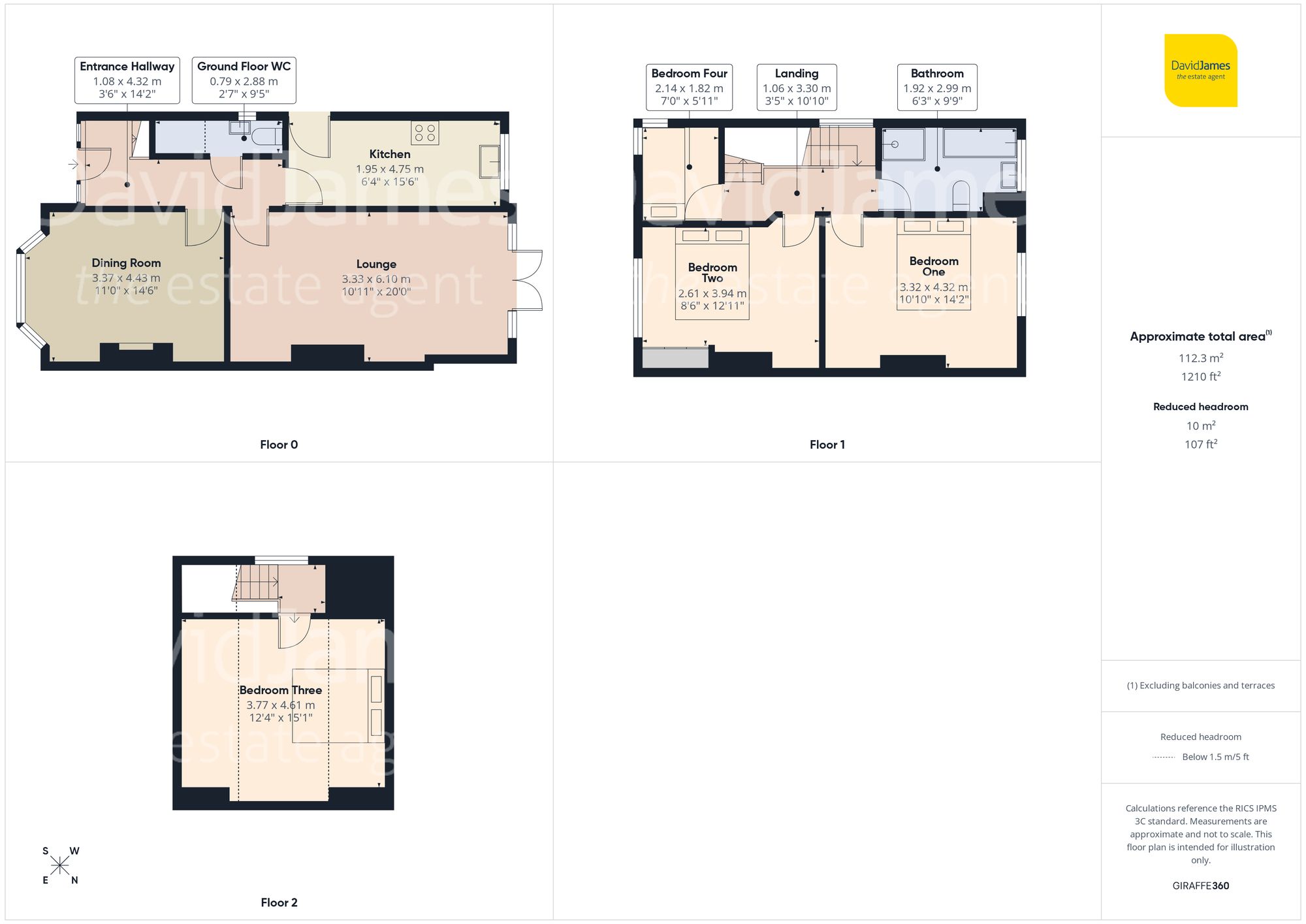 Floorplan for Kenrick Road, Mapperley, Nottingham