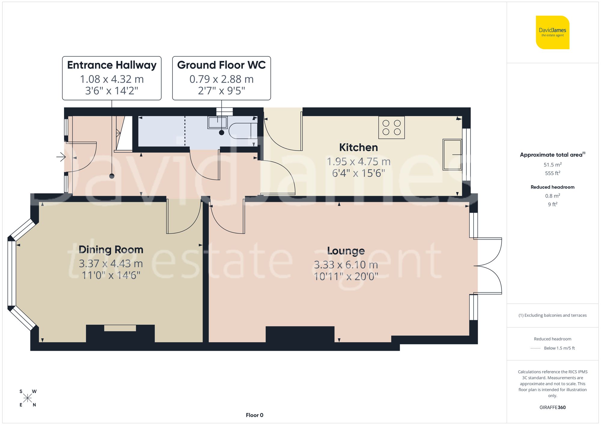 Floorplan for Kenrick Road, Mapperley, Nottingham
