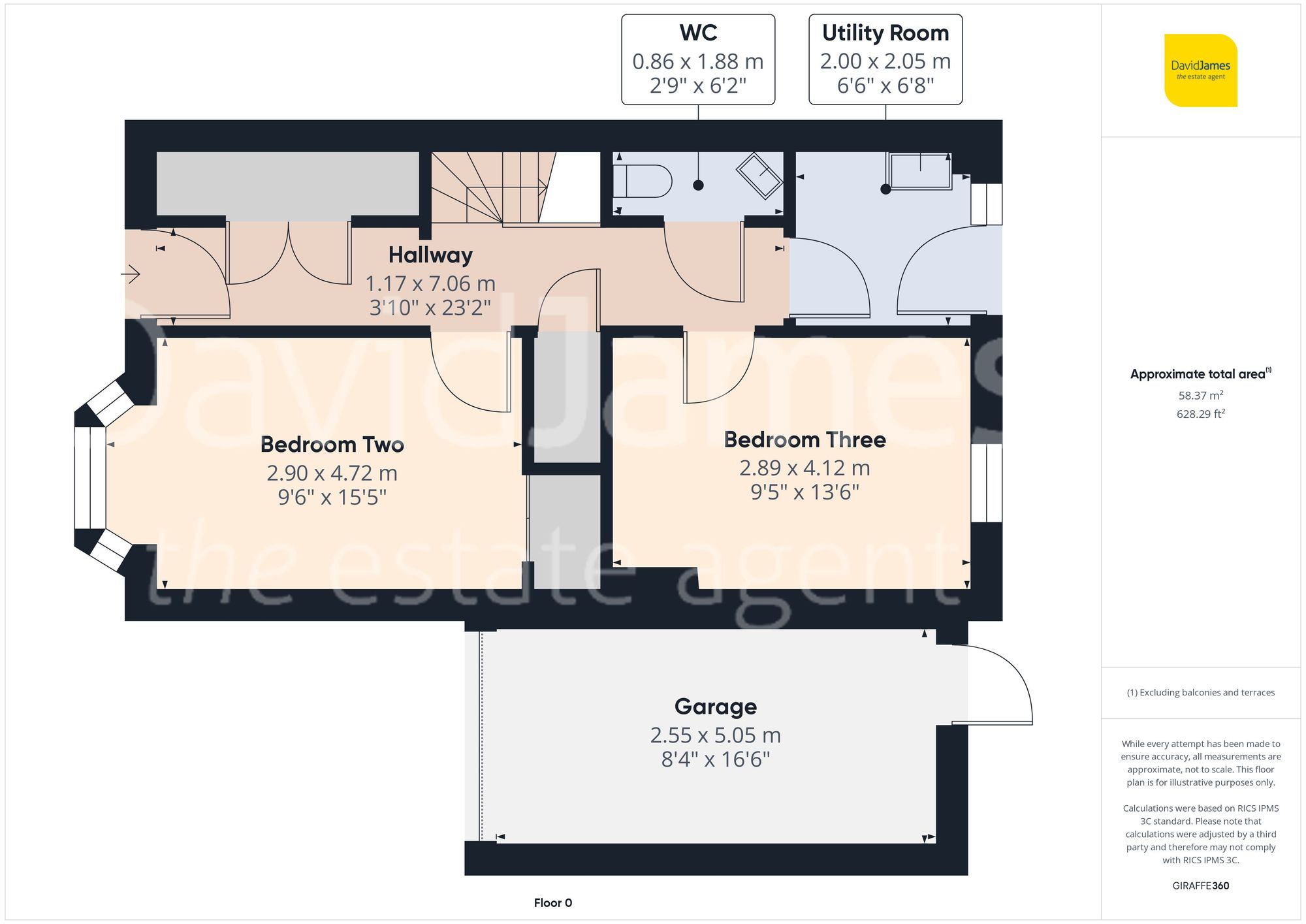 Floorplan for Linden Place, Mapperley, Nottingham