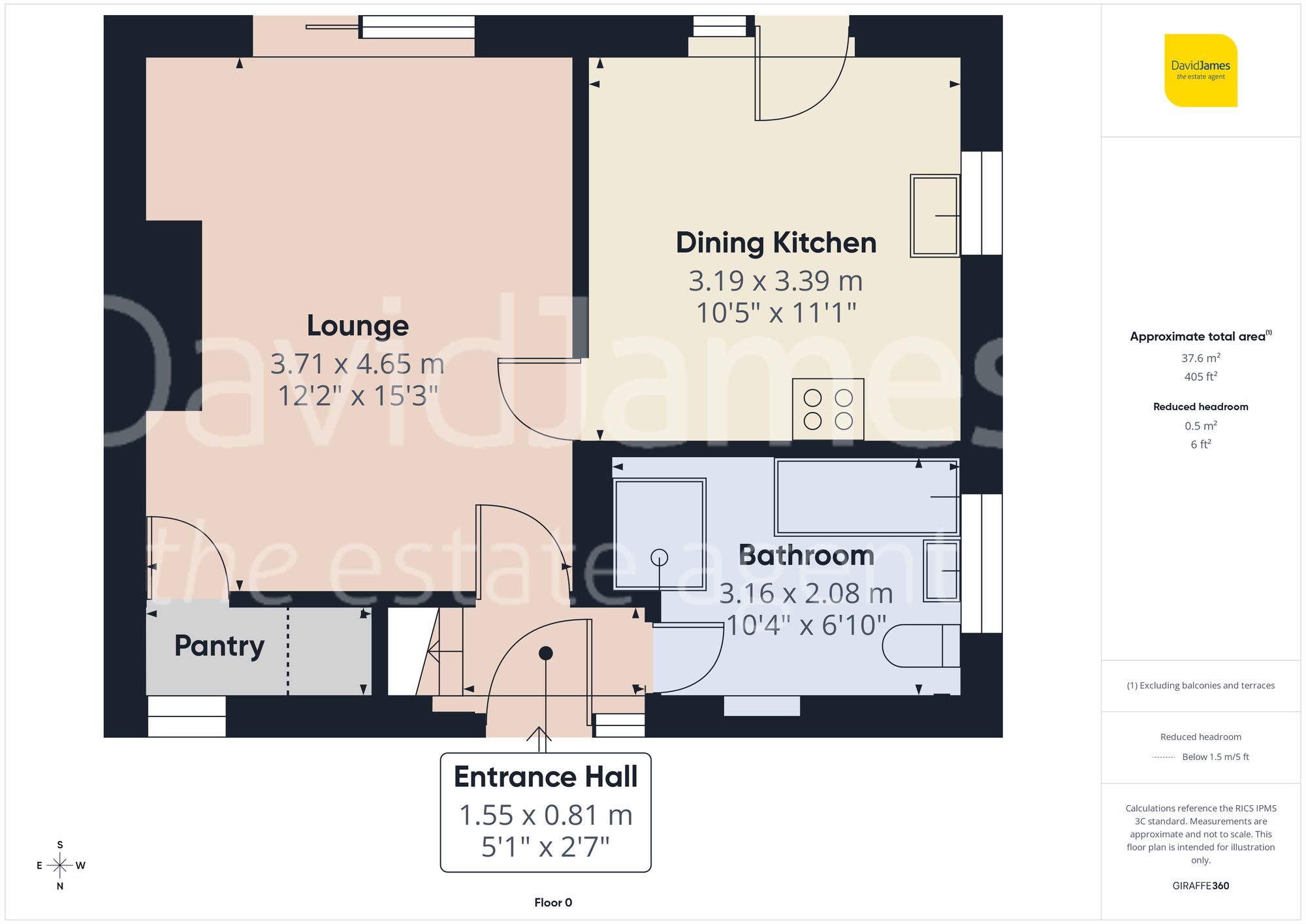 Floorplan for Young Crescent, Sutton-In-Ashfield, Nottingham