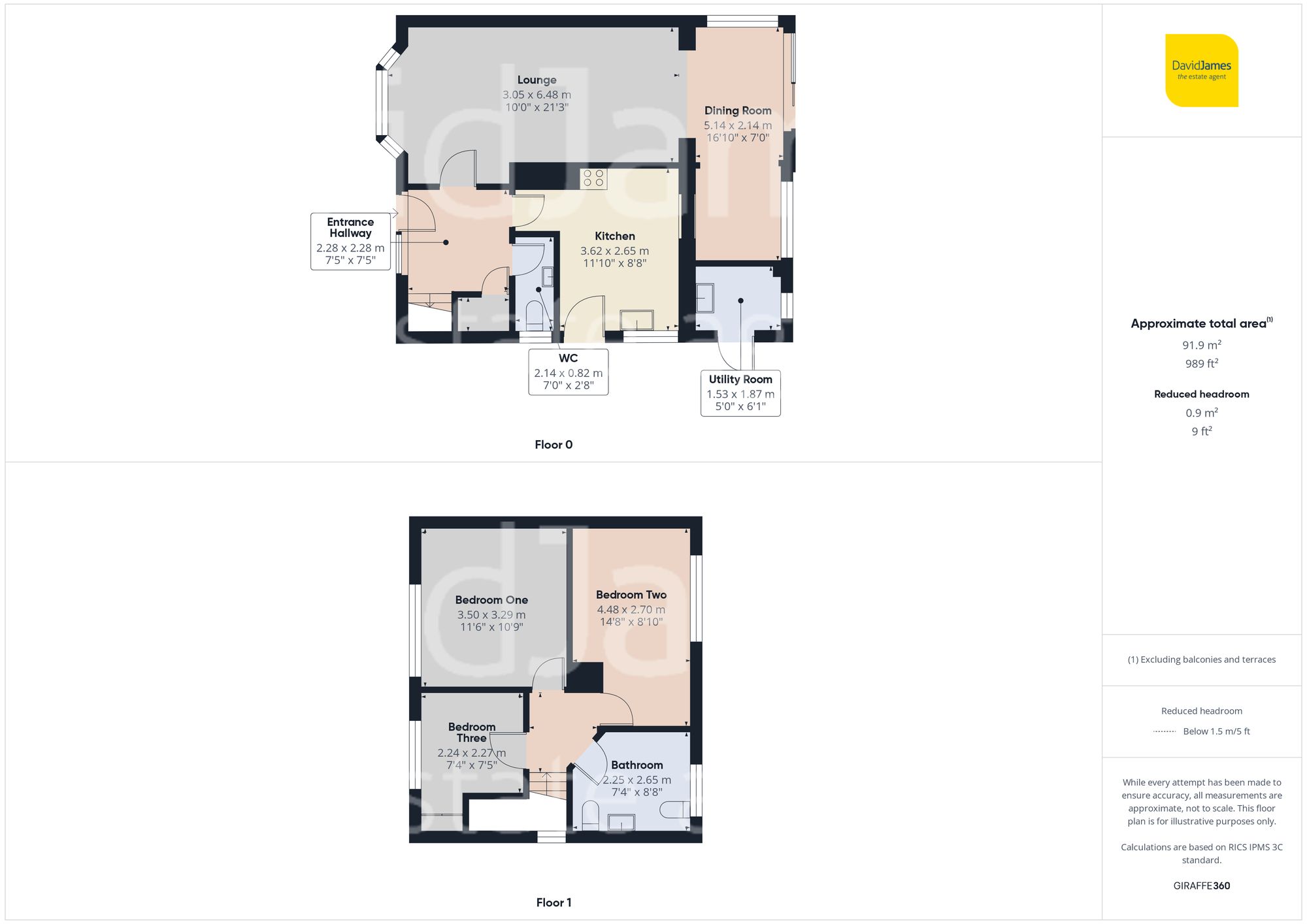 Floorplan for Salcombe Drive, Redhill, Nottingham