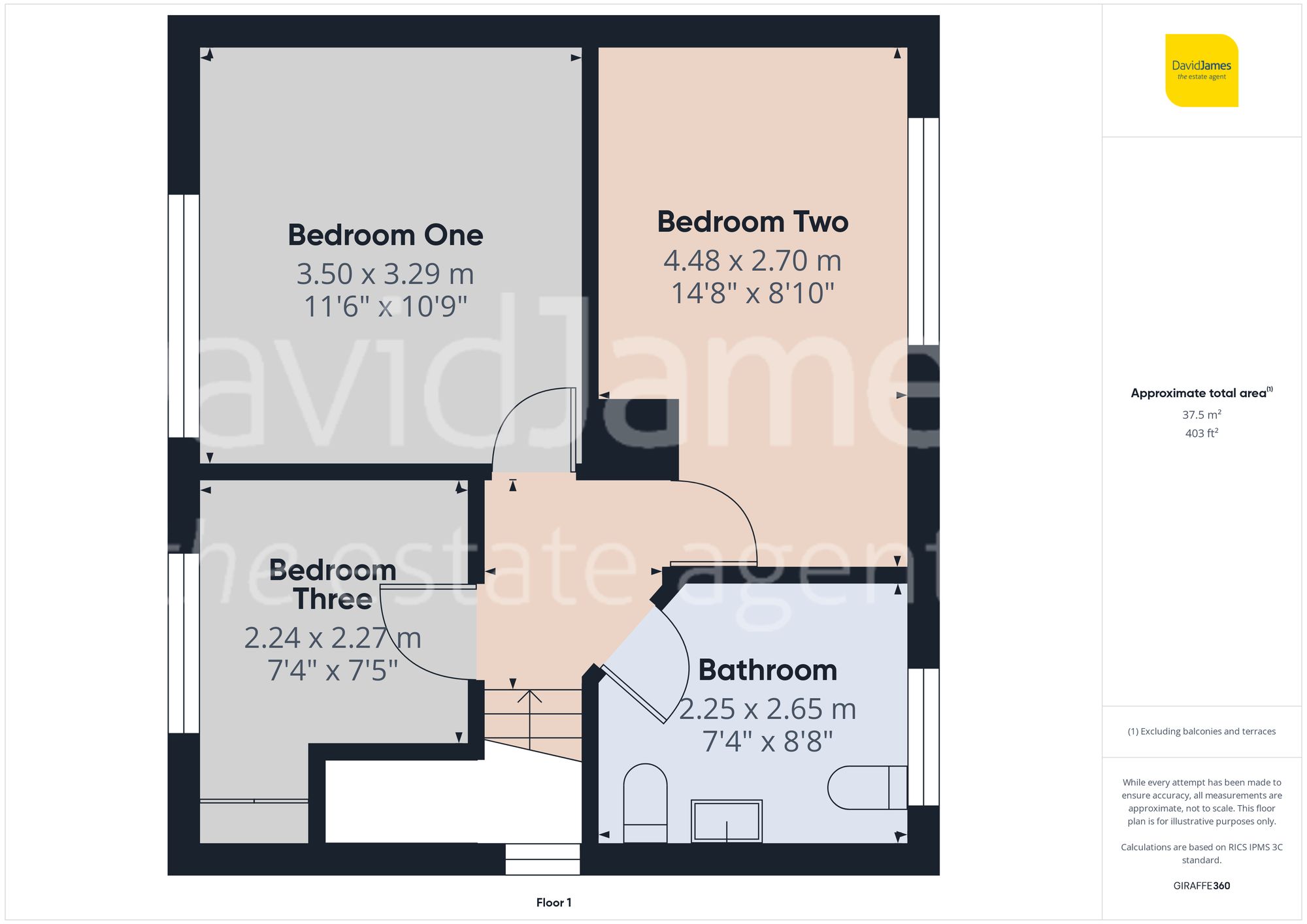 Floorplan for Salcombe Drive, Redhill, Nottingham