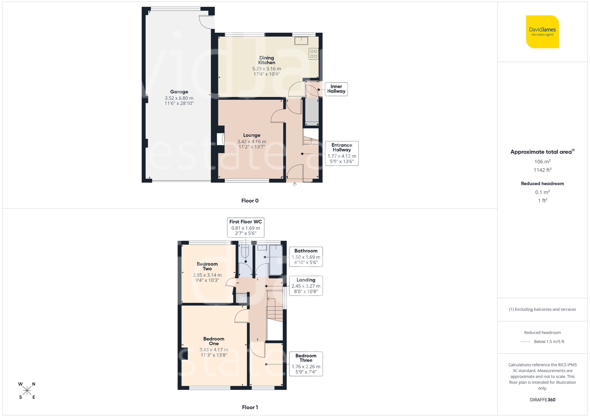 Floorplan for Belper Avenue, Carlton, Nottingham