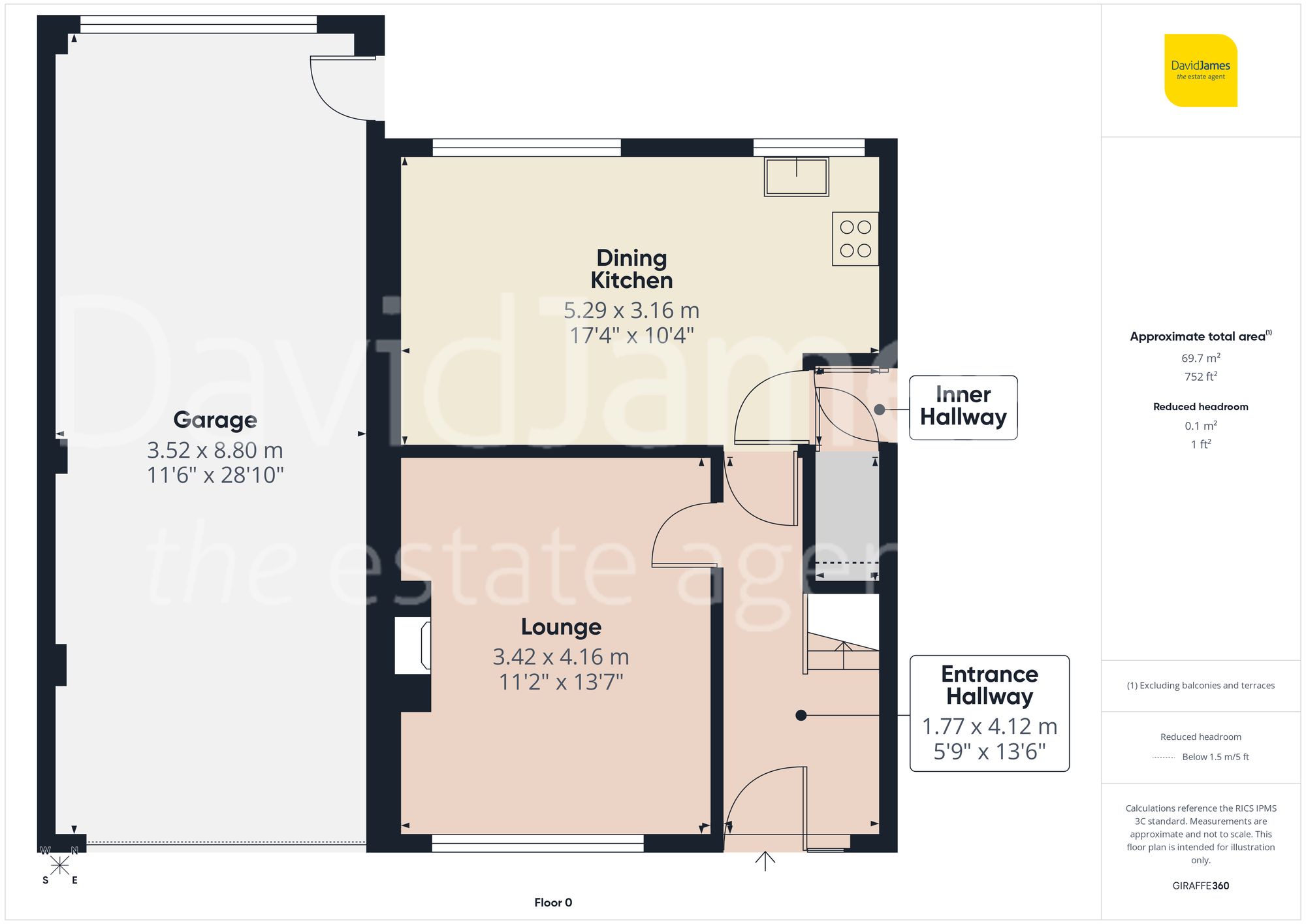 Floorplan for Belper Avenue, Carlton, Nottingham
