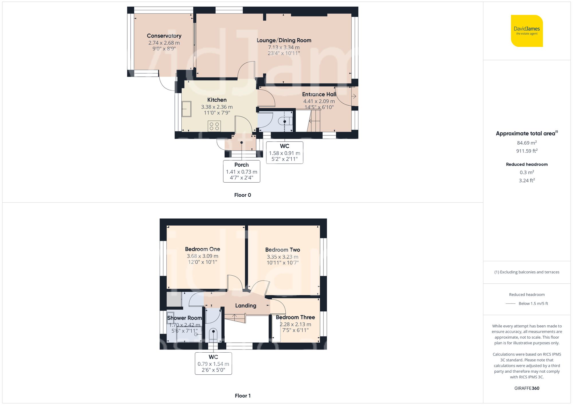 Floorplan for Mill Lane, Arnold, Nottingham