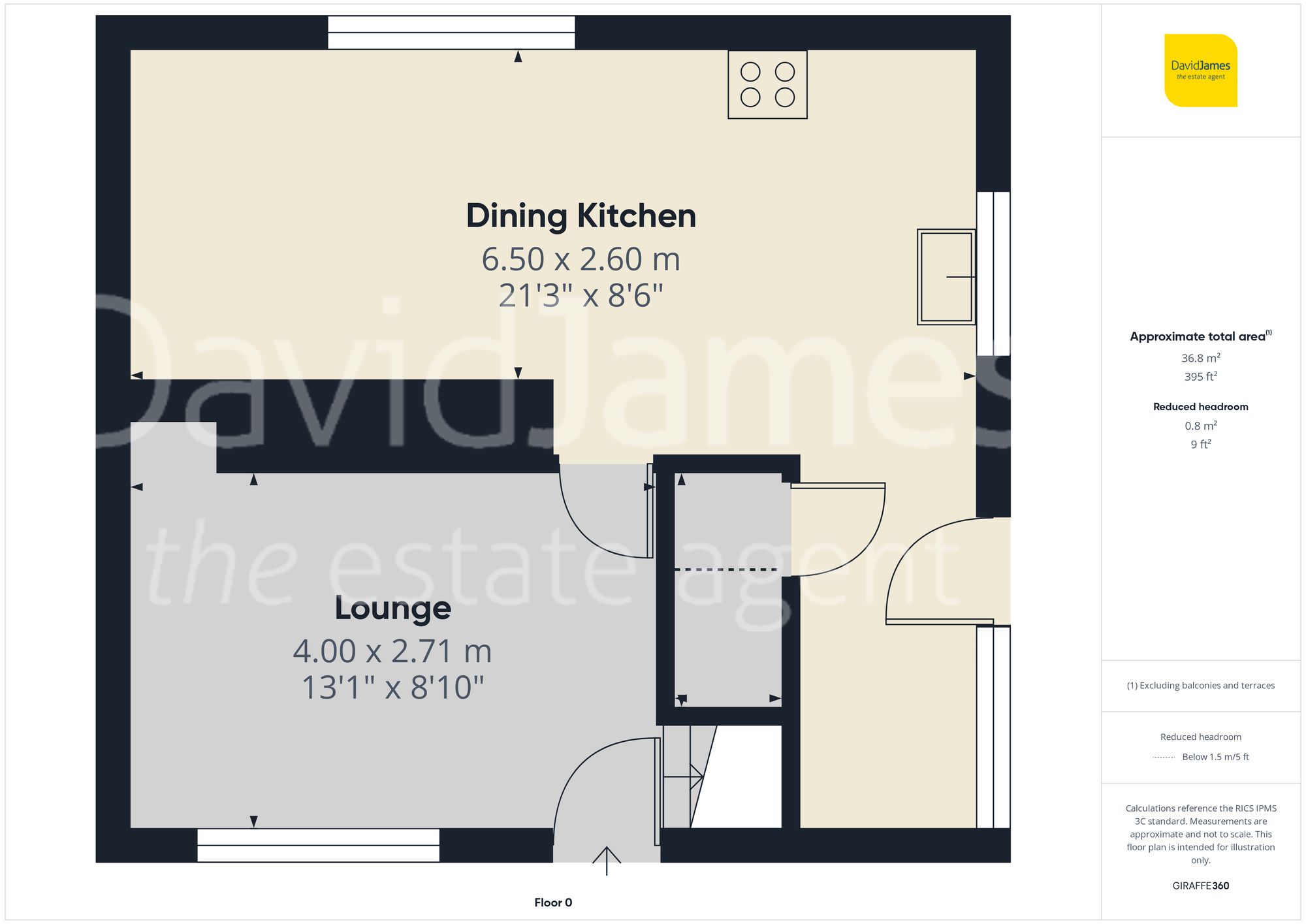 Floorplan for Foxwood Grove, Calverton, Nottingham