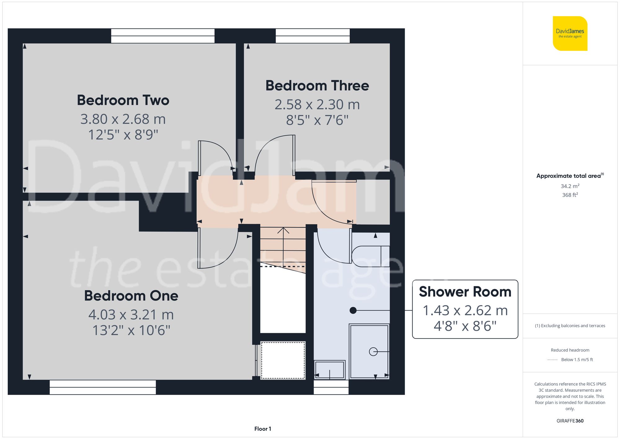 Floorplan for Foxwood Grove, Calverton, Nottingham