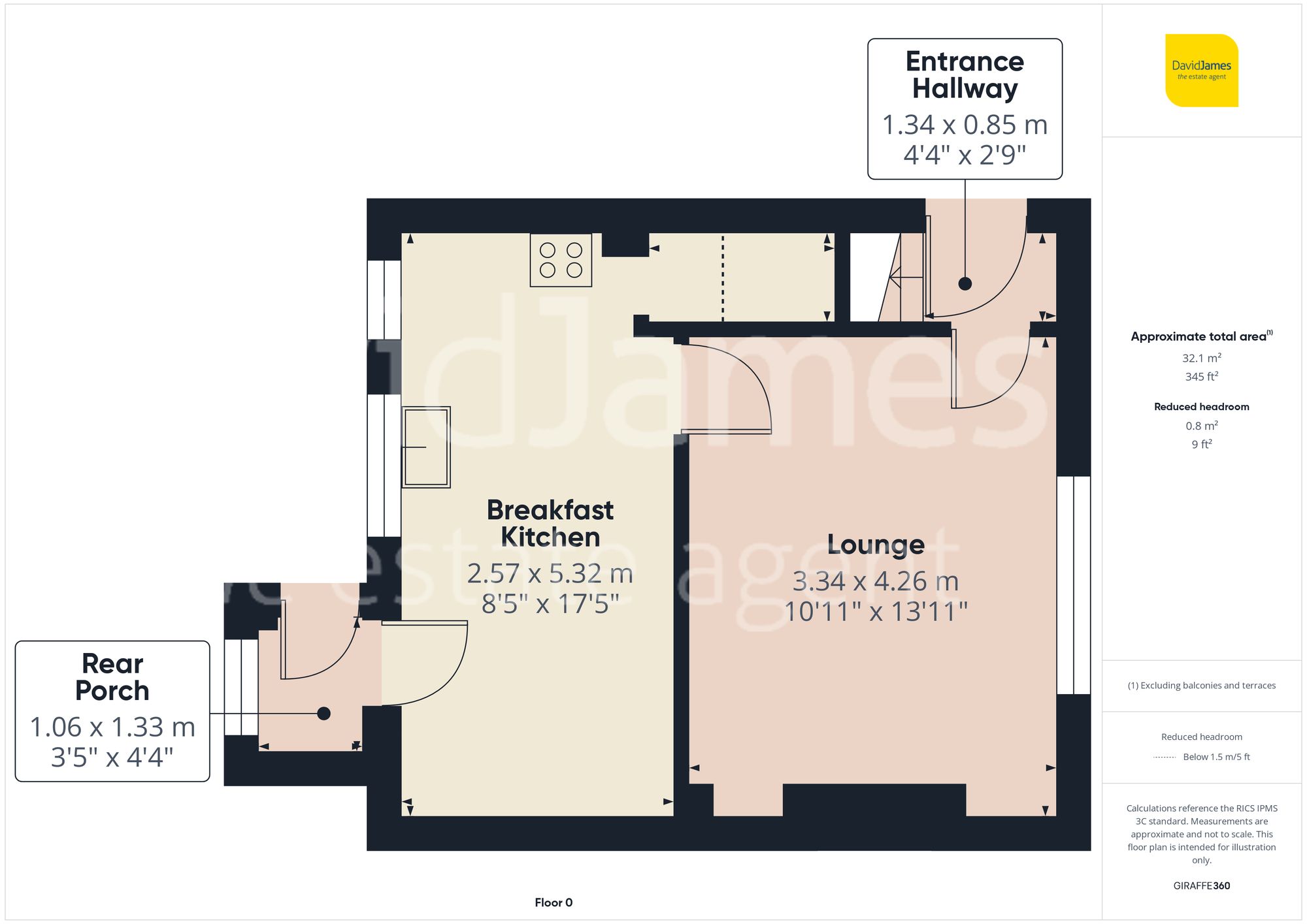 Floorplan for Totnes Road, Bakersfield, Nottingham