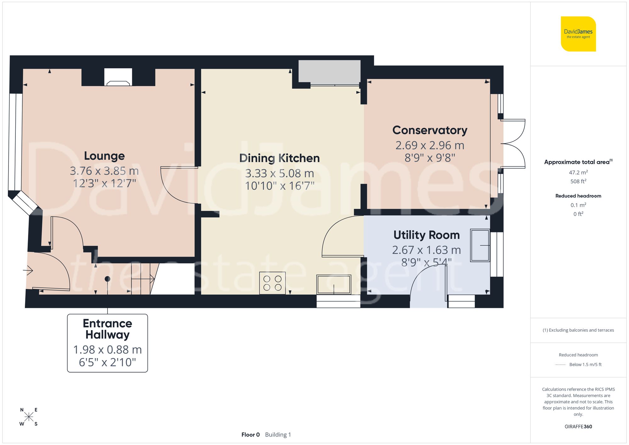 Floorplan for Roseleigh Avenue, Mapperley, Nottingham