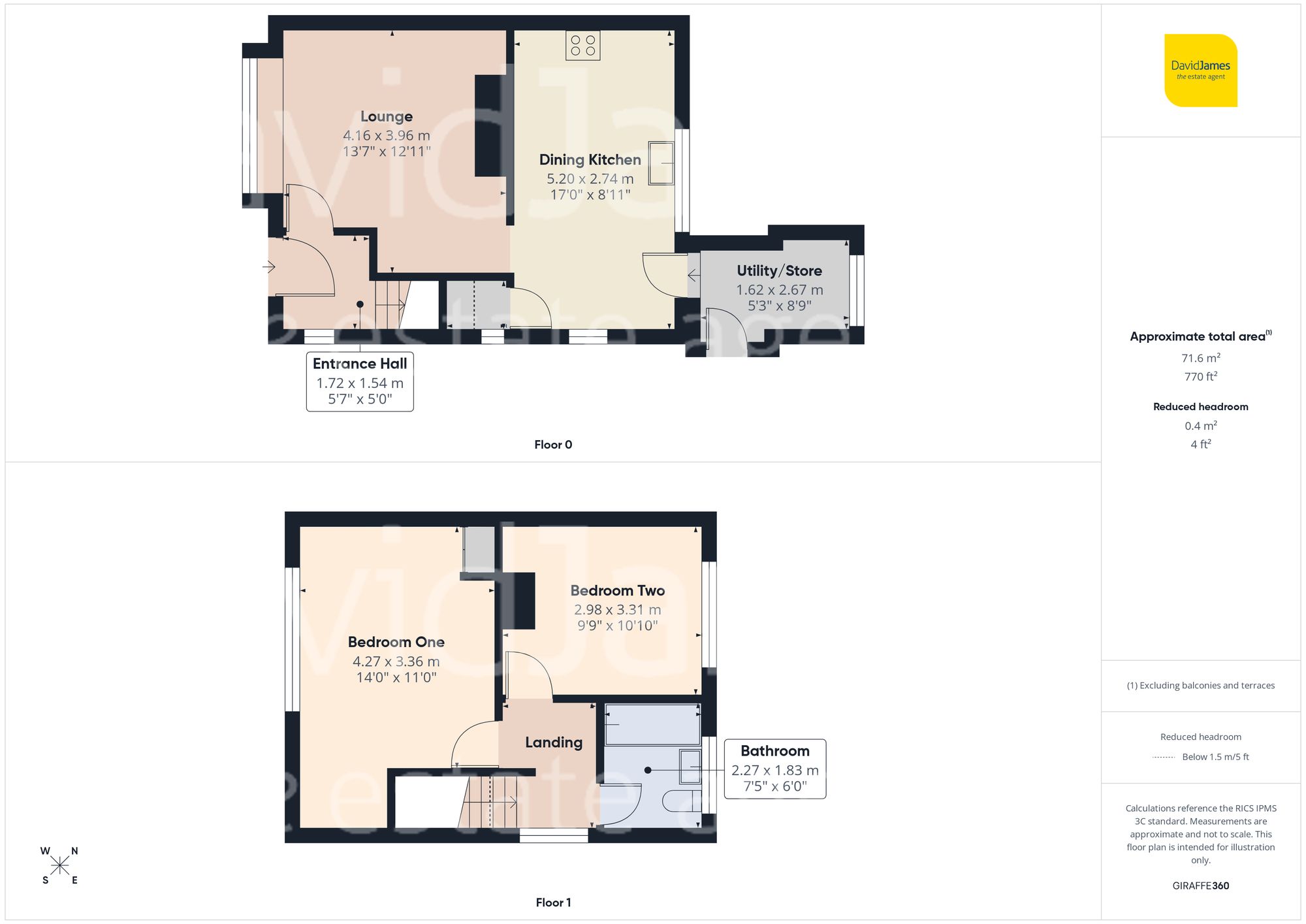 Floorplan for Lee Road, Calverton, Nottingham