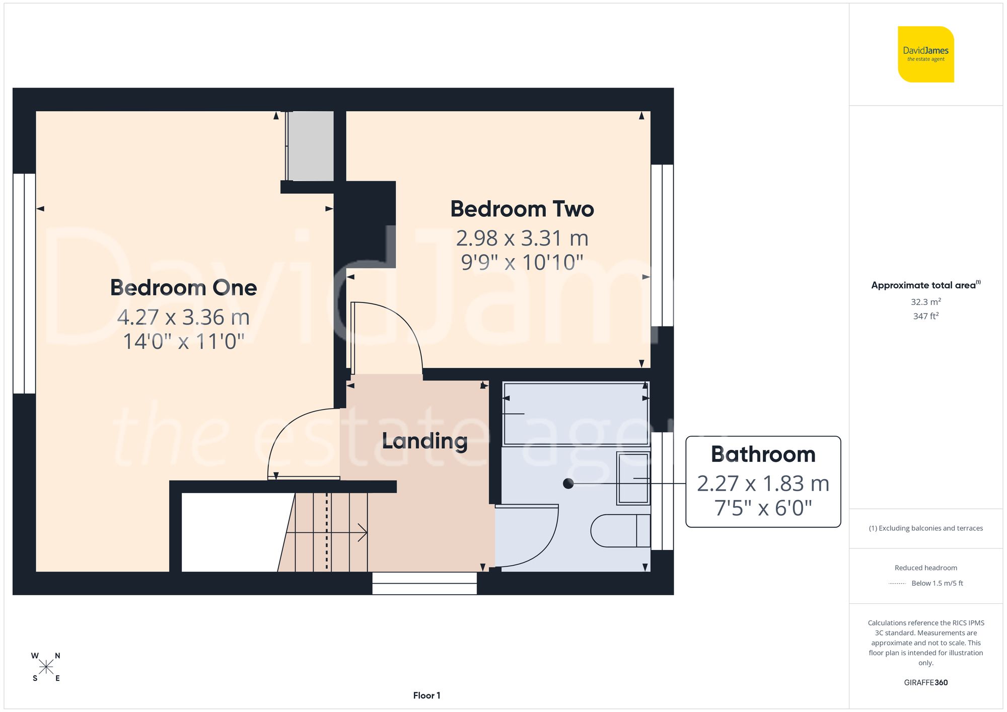 Floorplan for Lee Road, Calverton, Nottingham