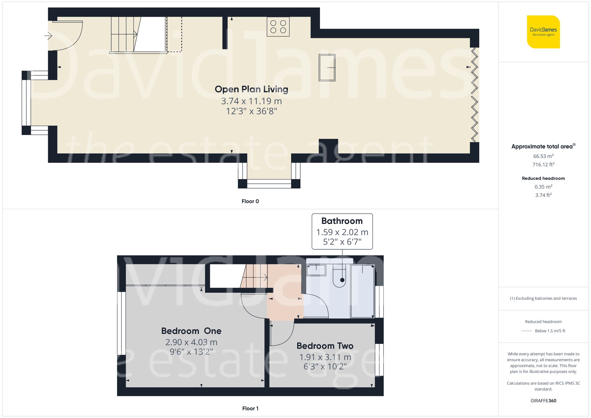 Floorplan for Stratford Close, Colwick, Nottingham
