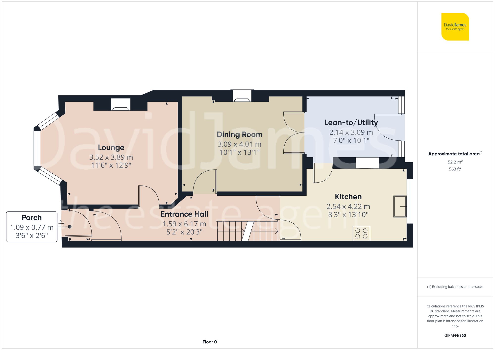 Floorplan for Waldeck Road, Carrington, Nottingham